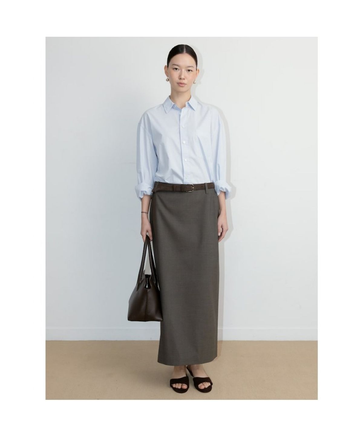 디애퍼처(THE APERTURE) Aperture Classic Shirt  Sky Blue (TA6764A02Q)