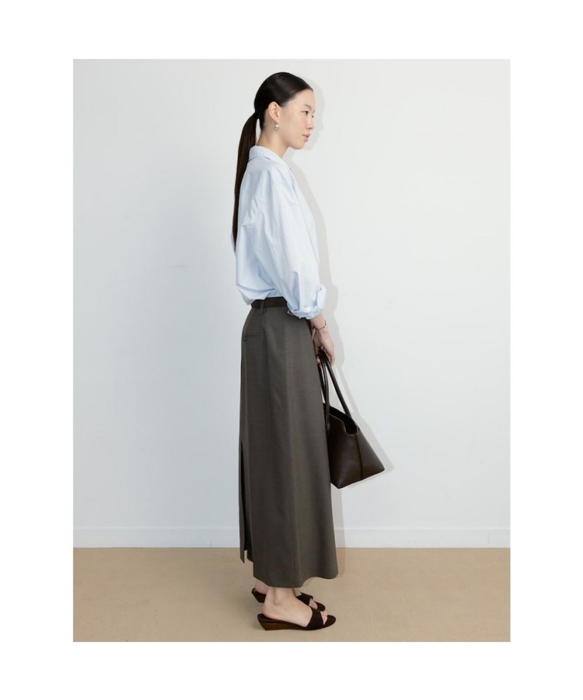 디애퍼처(THE APERTURE) Aperture Classic Shirt  Sky Blue (TA6764A02Q)