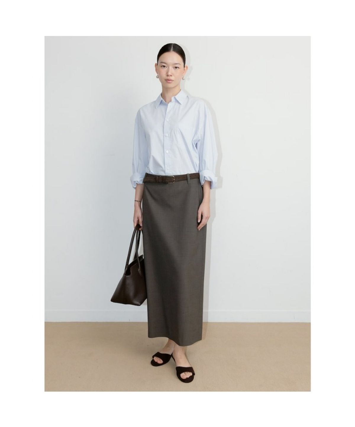 디애퍼처(THE APERTURE) Aperture Classic Shirt  Sky Blue (TA6764A02Q)