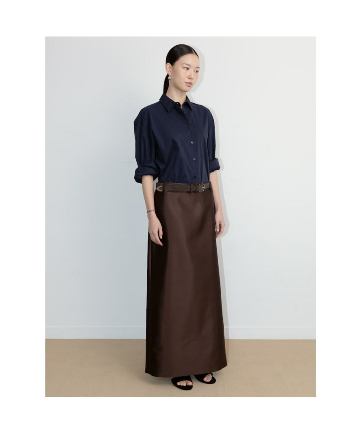 디애퍼처(THE APERTURE) Aperture Classic Shirt  Navy (TA6764A02R)