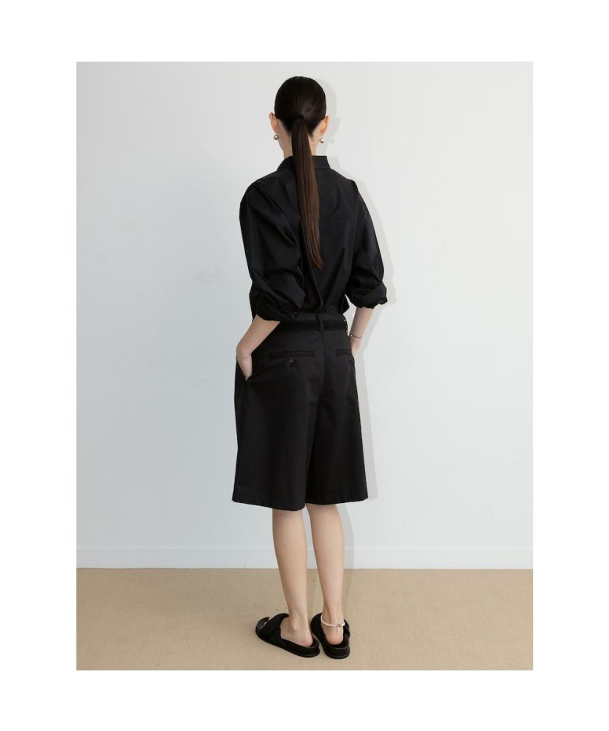 디애퍼처(THE APERTURE) [Unisex] Aperture Classic Shirt  Black (TA6764U015)