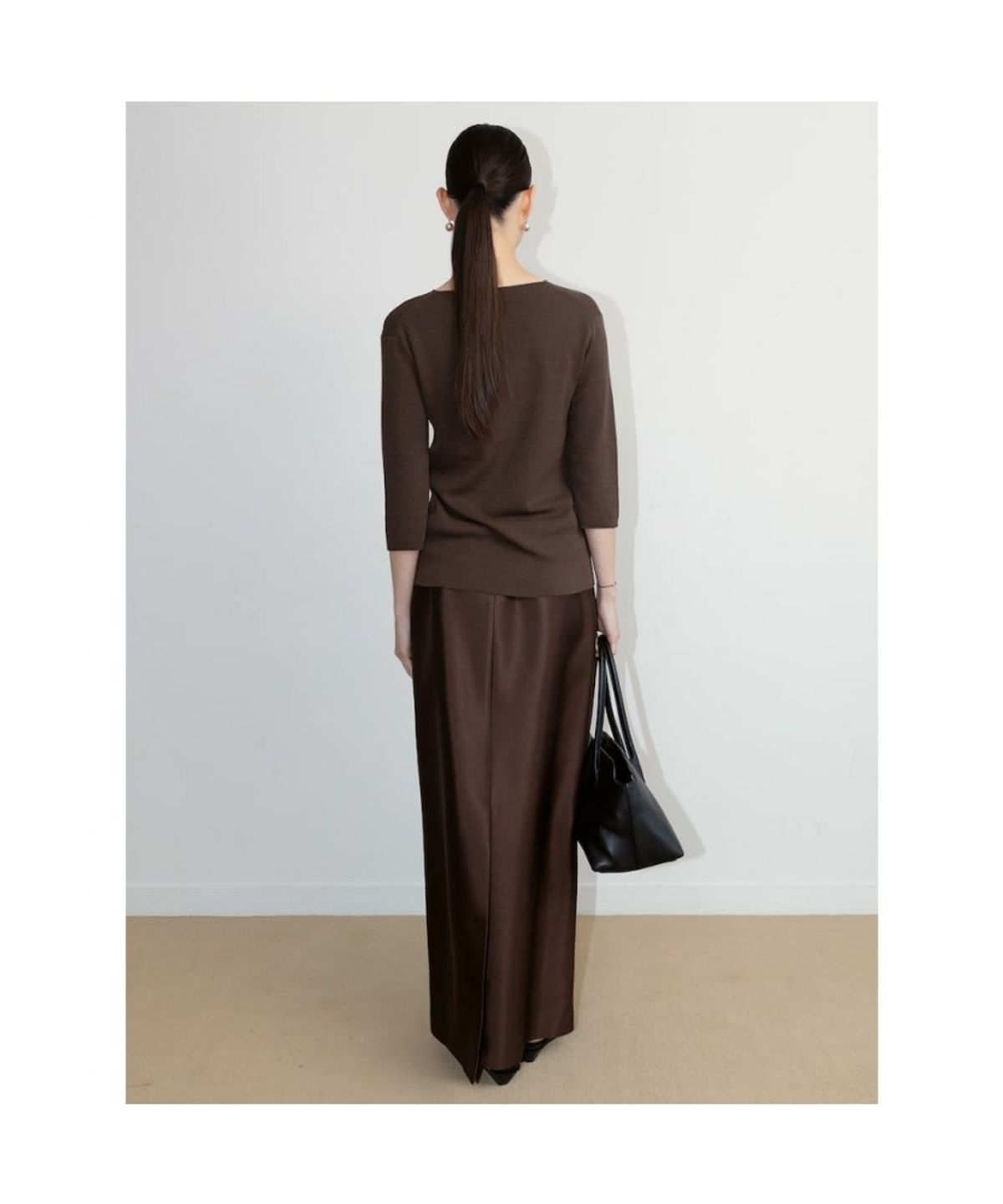디애퍼처(THE APERTURE) Cambio Knit Cardigan  Brown (TA675AA01D)