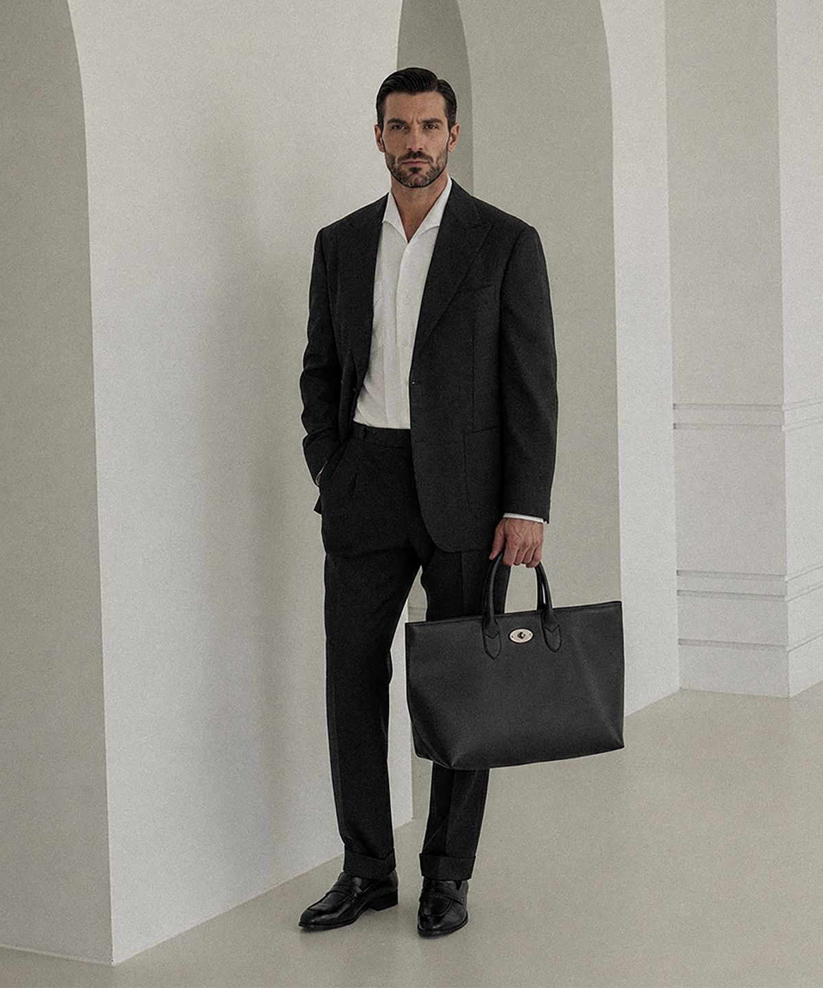 올클래식(ALLCLASSIC) Brera tote bag #1 [Black]