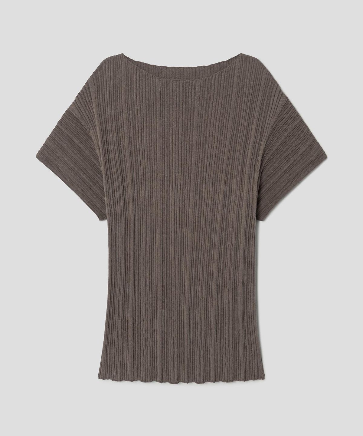 디애퍼처(THE APERTURE) Ohu Pleated Knit Top  Khaki (TA6751A09H)