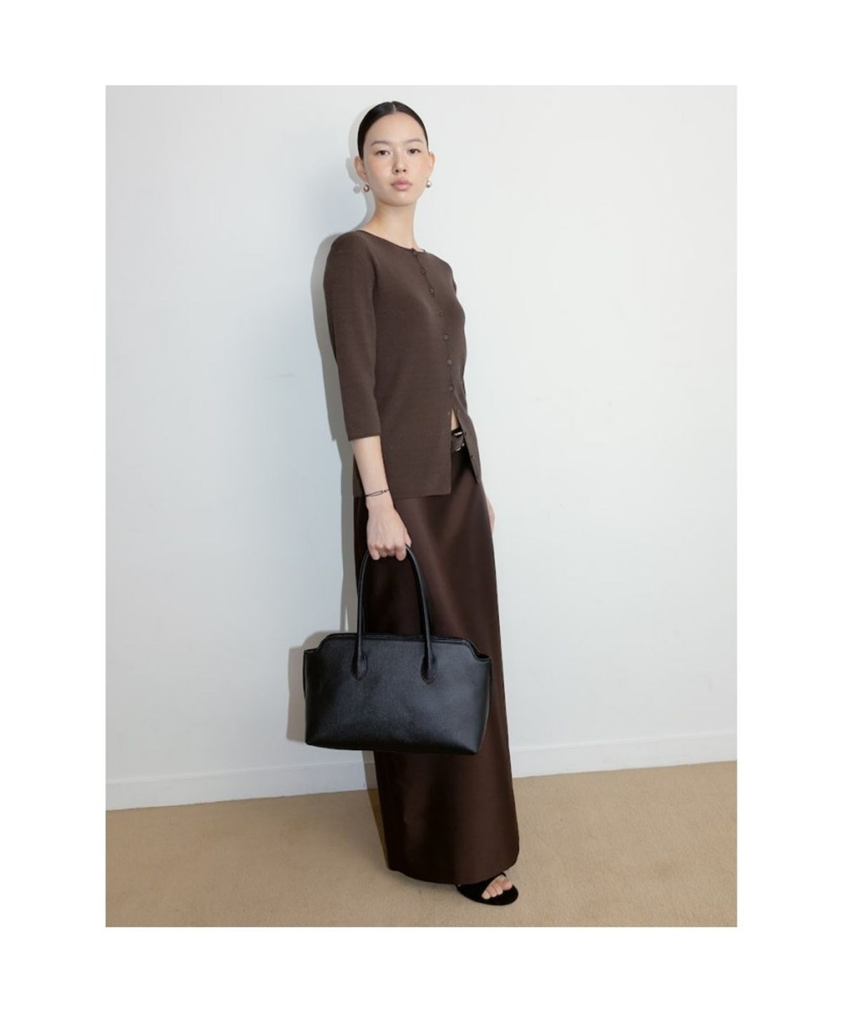 디애퍼처(THE APERTURE) Krish Leather Bag  Black (TA67D4A015)