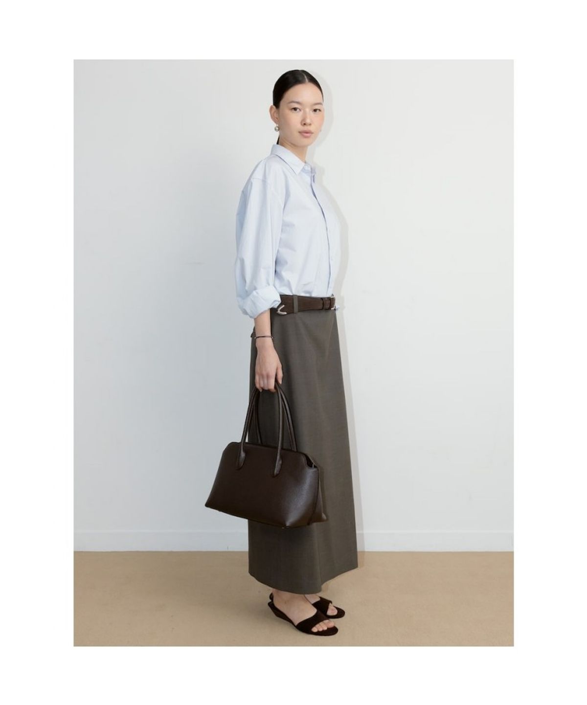 디애퍼처(THE APERTURE) Krish Leather Bag  Brown (TA67D4A01D)