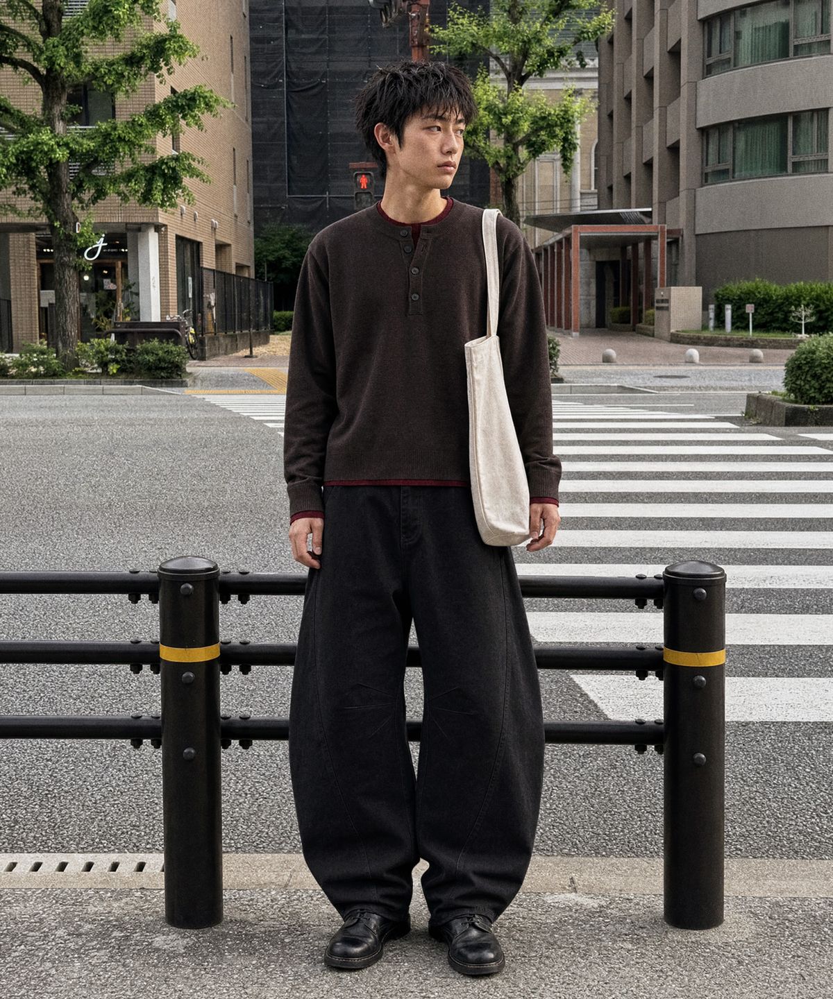 어널러코드(ANOLORCODE) 베러 커브드 코튼팬츠 (3color)