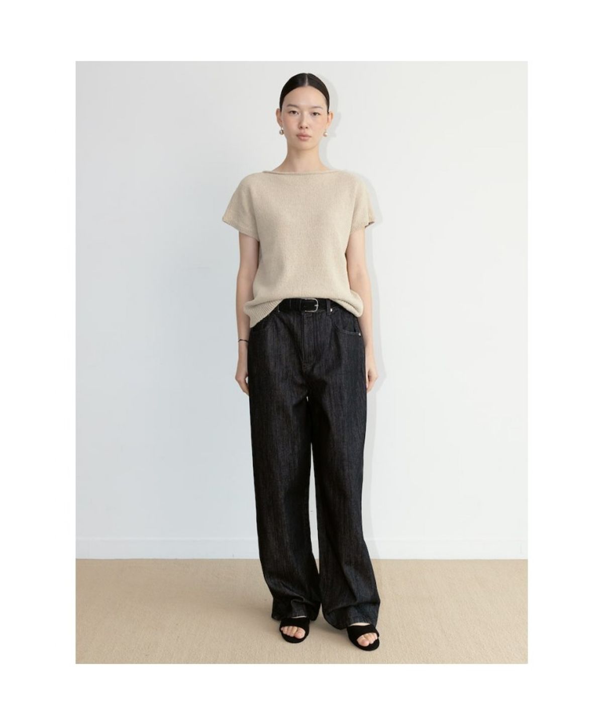디애퍼처(THE APERTURE) Feldon Knit Top  Beige (TA6751A08A)