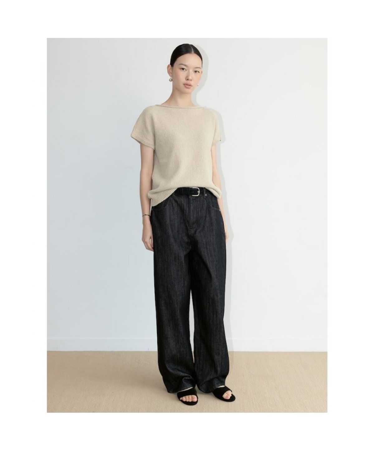 디애퍼처(THE APERTURE) Feldon Knit Top  Beige (TA6751A08A)