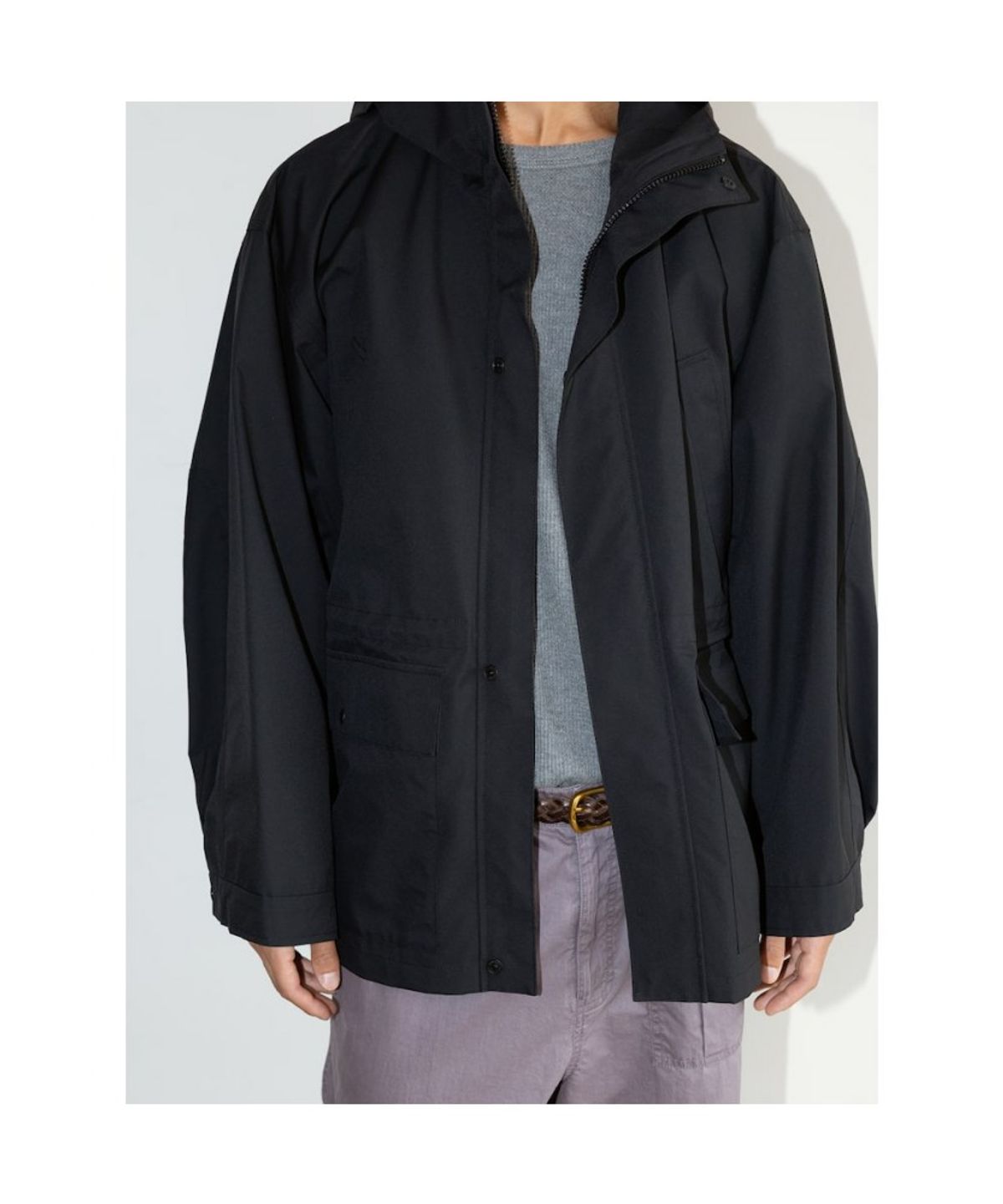 디애퍼처(THE APERTURE) [Unisex] Over Hunter Jacket  Black (TA6739U015)