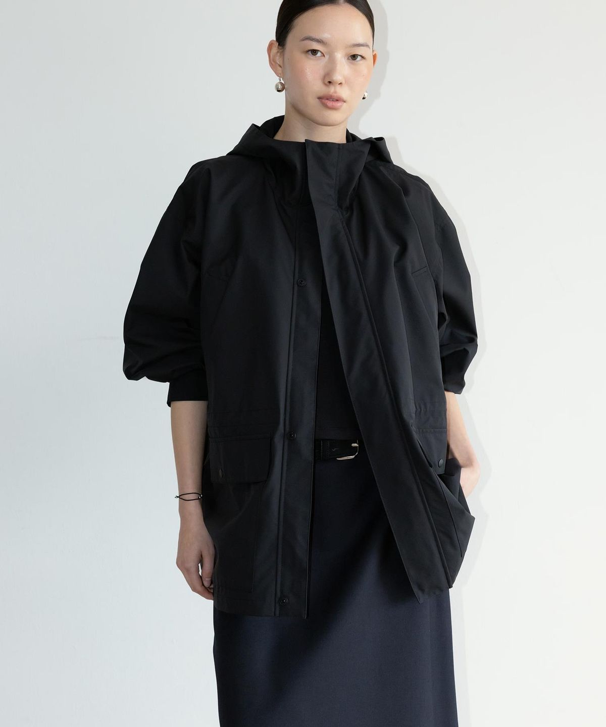 디애퍼처(THE APERTURE) [Unisex] Over Hunter Jacket  Black (TA6739U015)