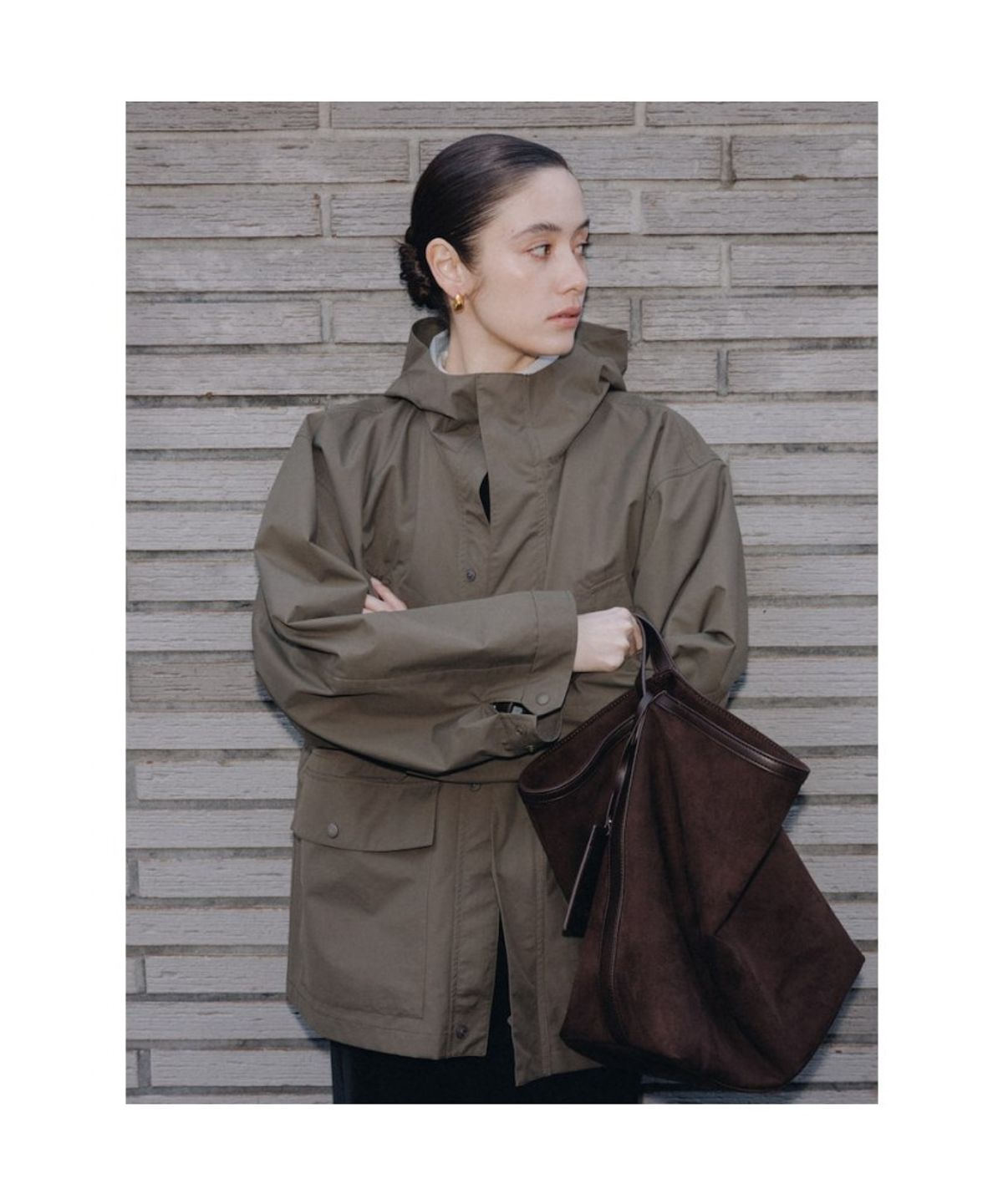 디애퍼처(THE APERTURE) [Unisex] Over Hunter Jacket  Khaki (TA6739U01H)