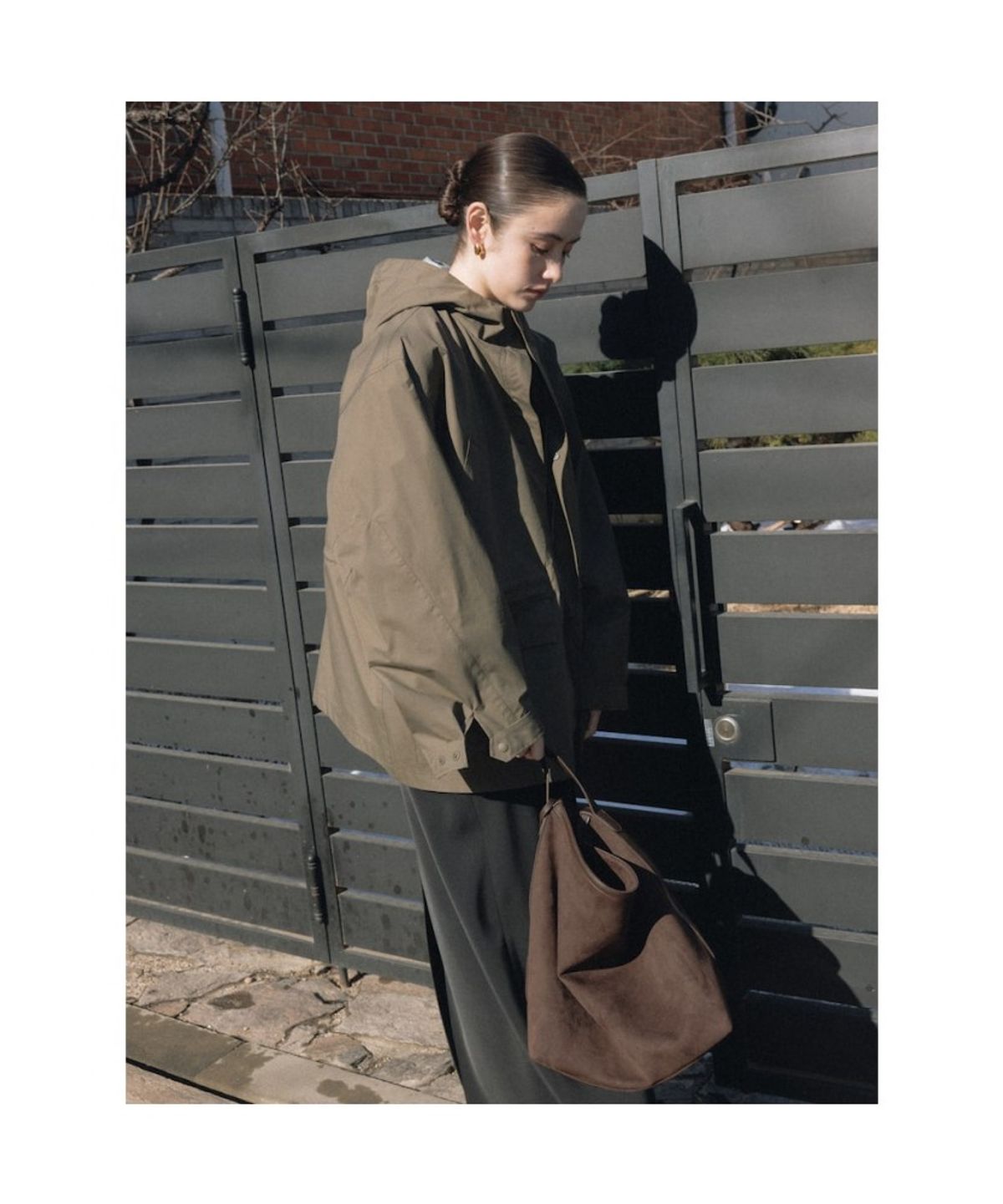 디애퍼처(THE APERTURE) [Unisex] Over Hunter Jacket  Khaki (TA6739U01H)