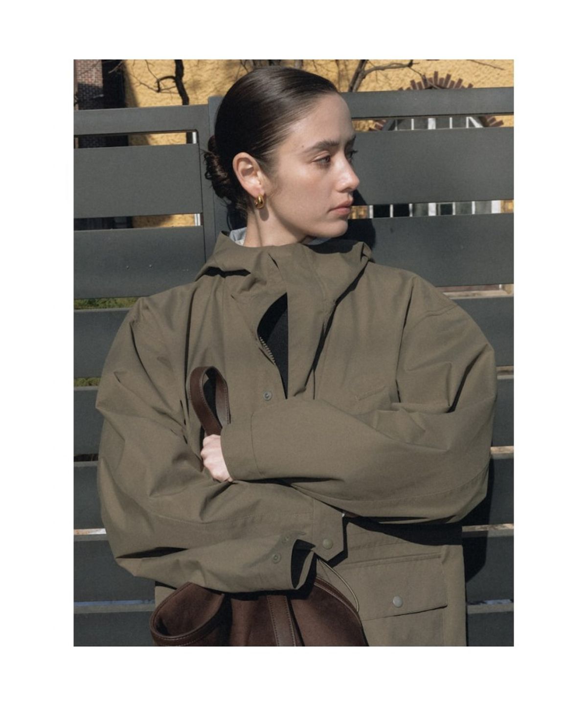 디애퍼처(THE APERTURE) [Unisex] Over Hunter Jacket  Khaki (TA6739U01H)