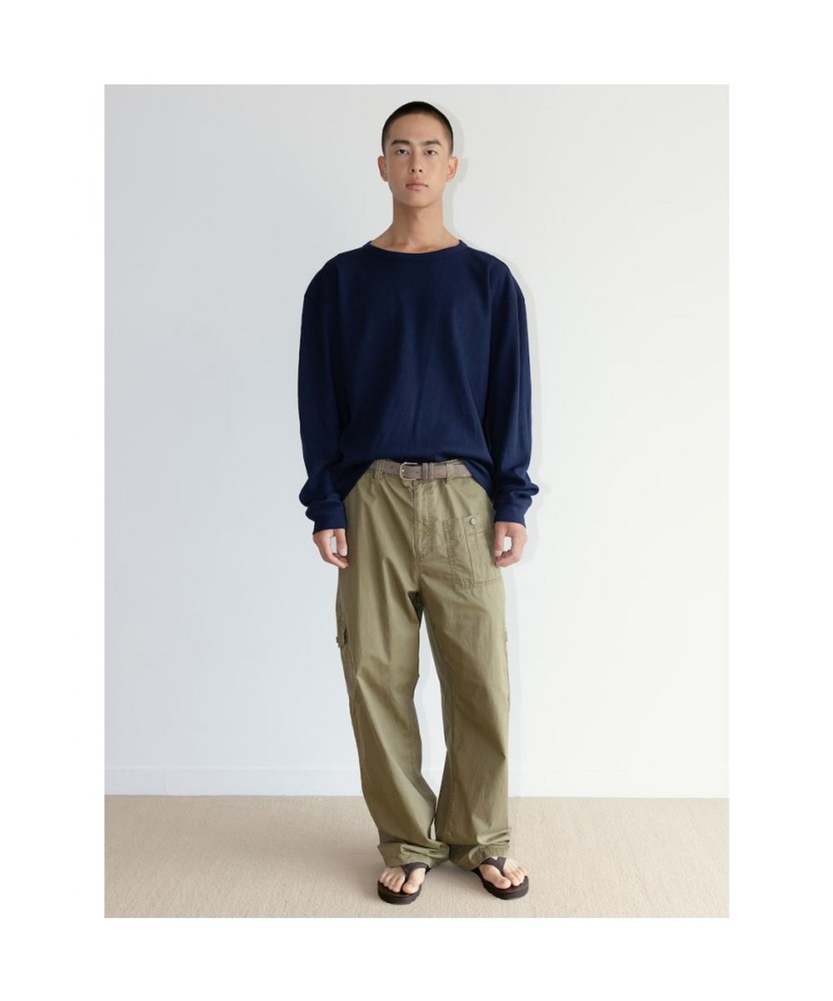 디애퍼처(THE APERTURE) [Unisex] Eddie Cargo Pants  Khaki (TA6721U05H)