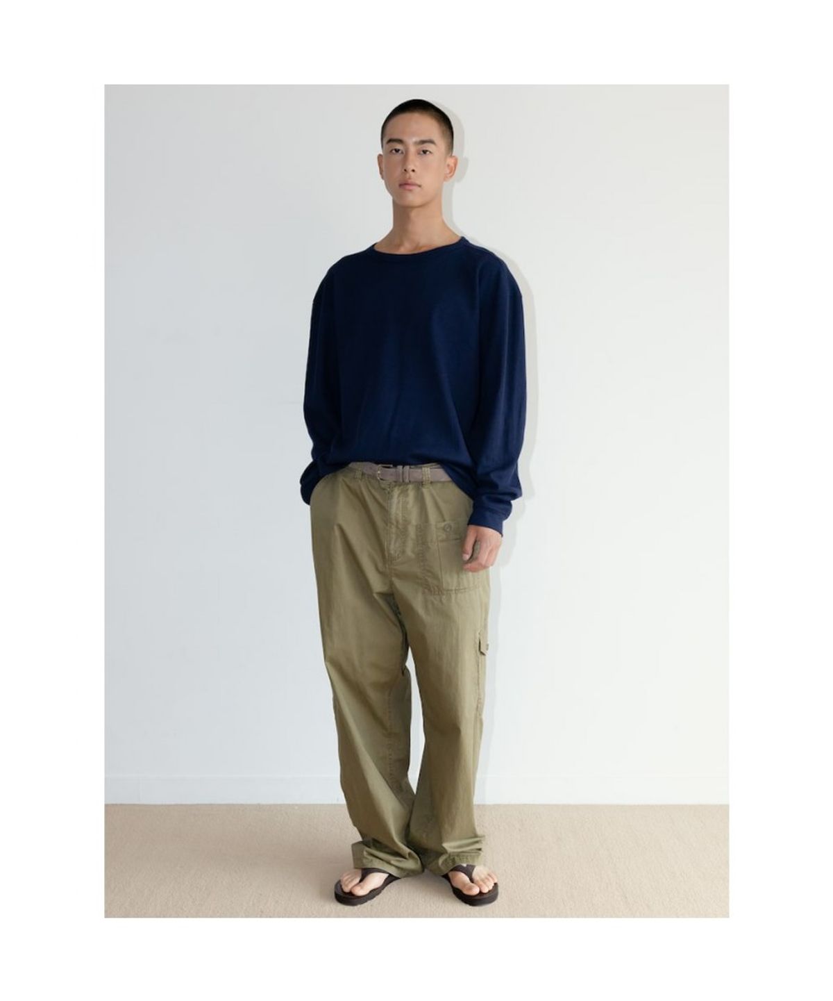 디애퍼처(THE APERTURE) [Unisex] Eddie Cargo Pants  Khaki (TA6721U05H)