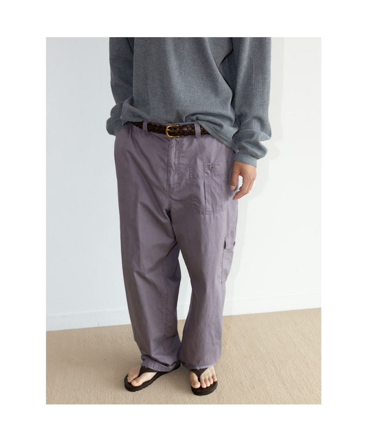 디애퍼처(THE APERTURE) [Unisex] Eddie Cargo Pants  Purple (TA6721U05U)