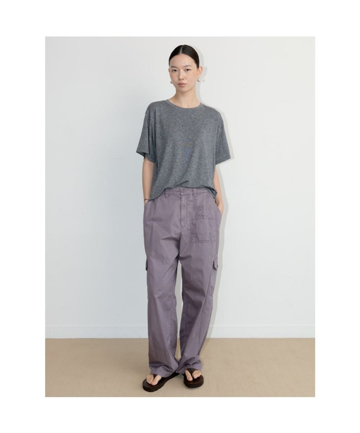 디애퍼처(THE APERTURE) [Unisex] Eddie Cargo Pants  Purple (TA6721U05U)