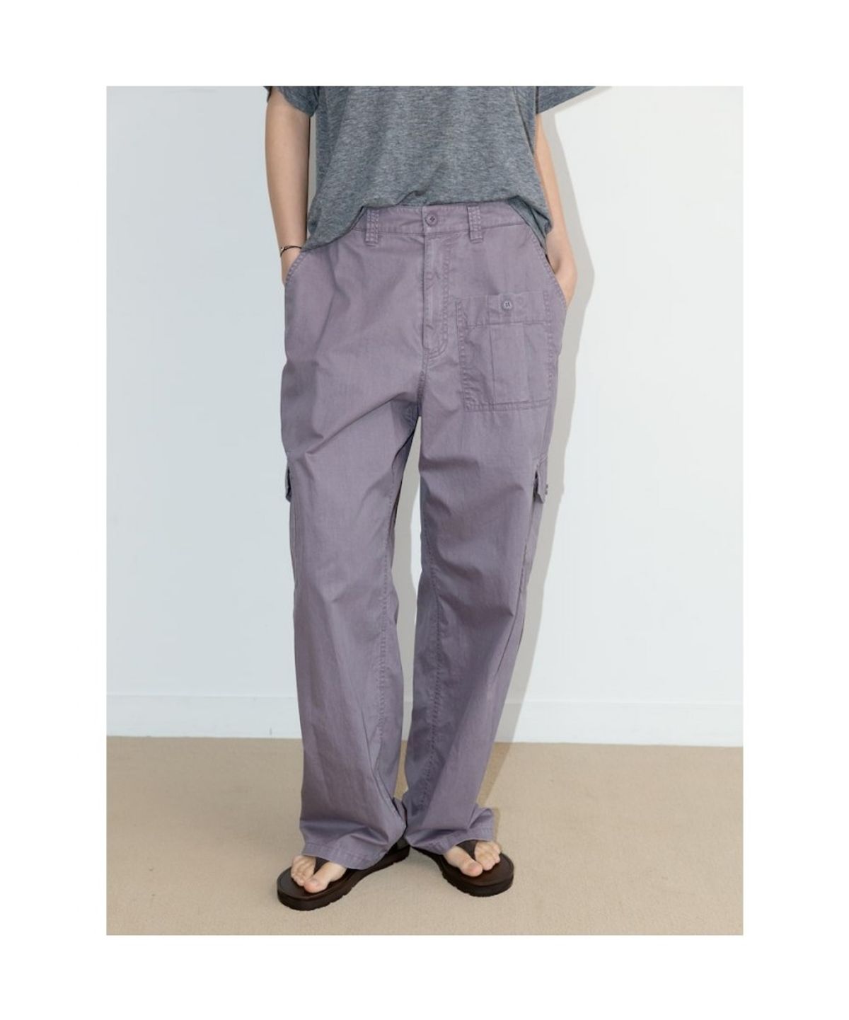 디애퍼처(THE APERTURE) [Unisex] Eddie Cargo Pants  Purple (TA6721U05U)