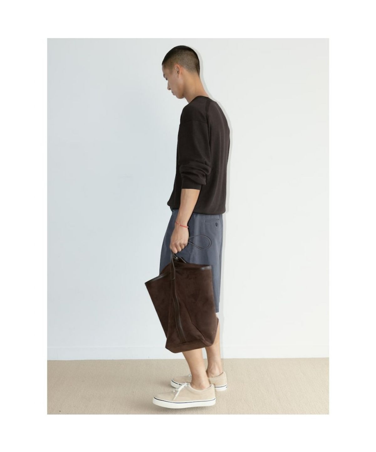 디애퍼처(THE APERTURE) [Unisex] Washing Bermuda Pants  Navy (TA6725U02R)