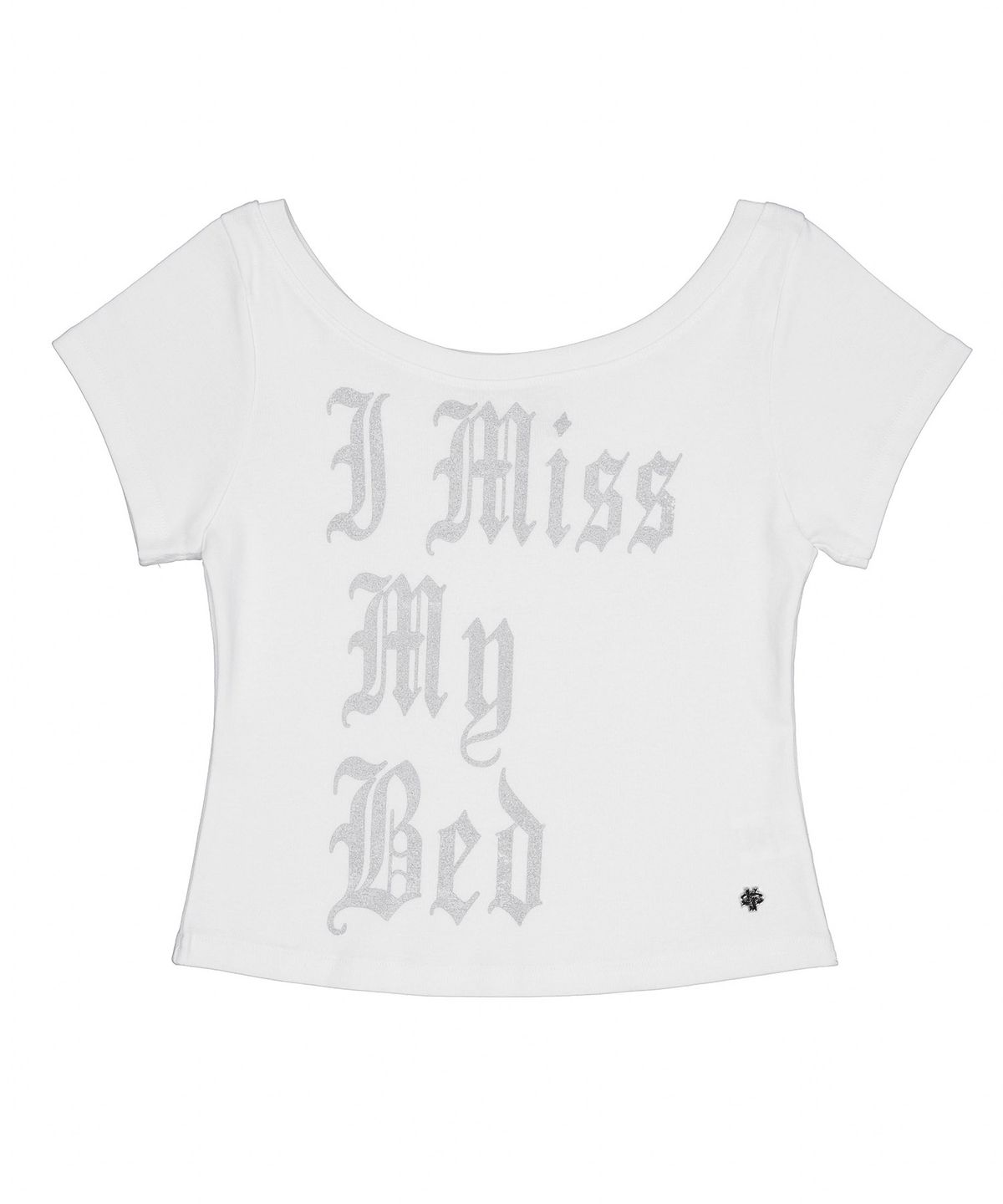 버진키스(VIRGINKISS) Bed one shoulder t-shirt - WHITE