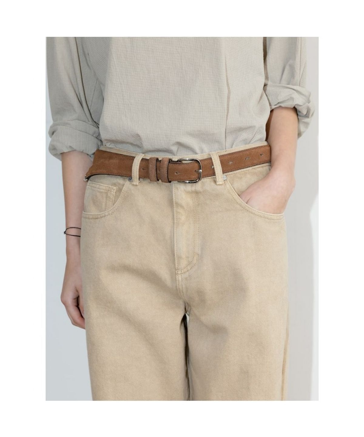 디애퍼처(THE APERTURE) [Unisex] 60S Straight Denim Pants  Beige (TA6721U07A)