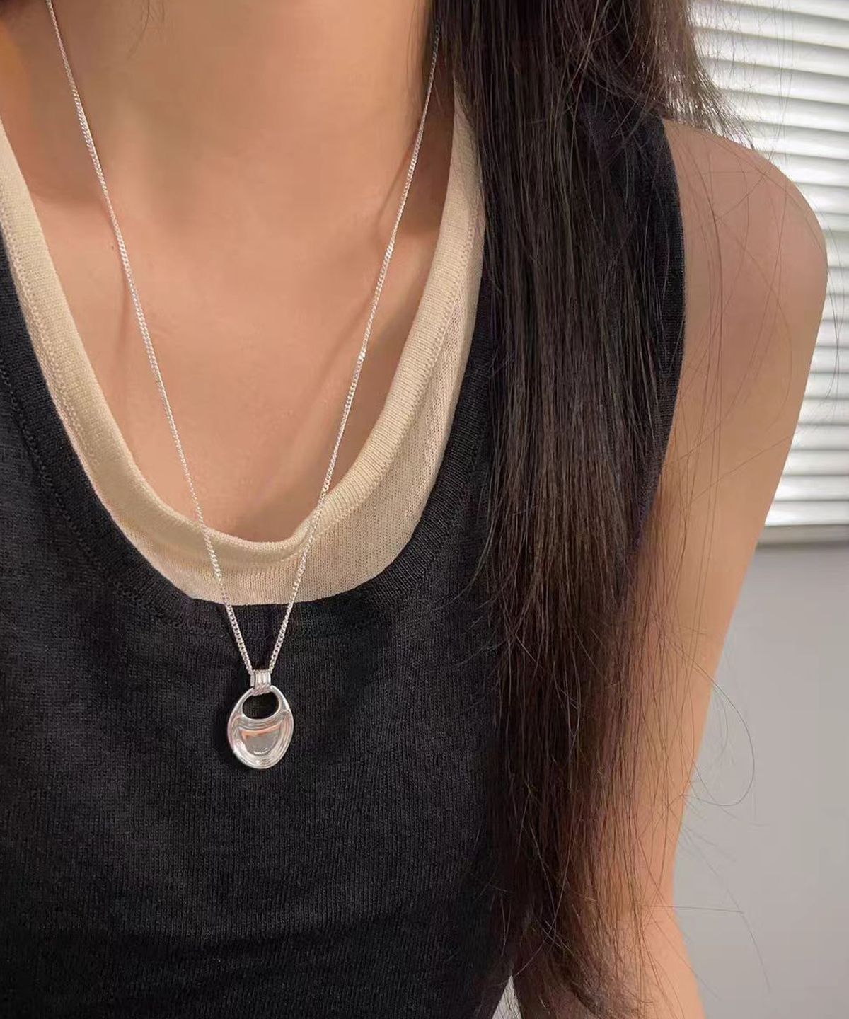 헤이타(HEITA) CYVON SILVER NECKLACE 사이본 실버목걸이