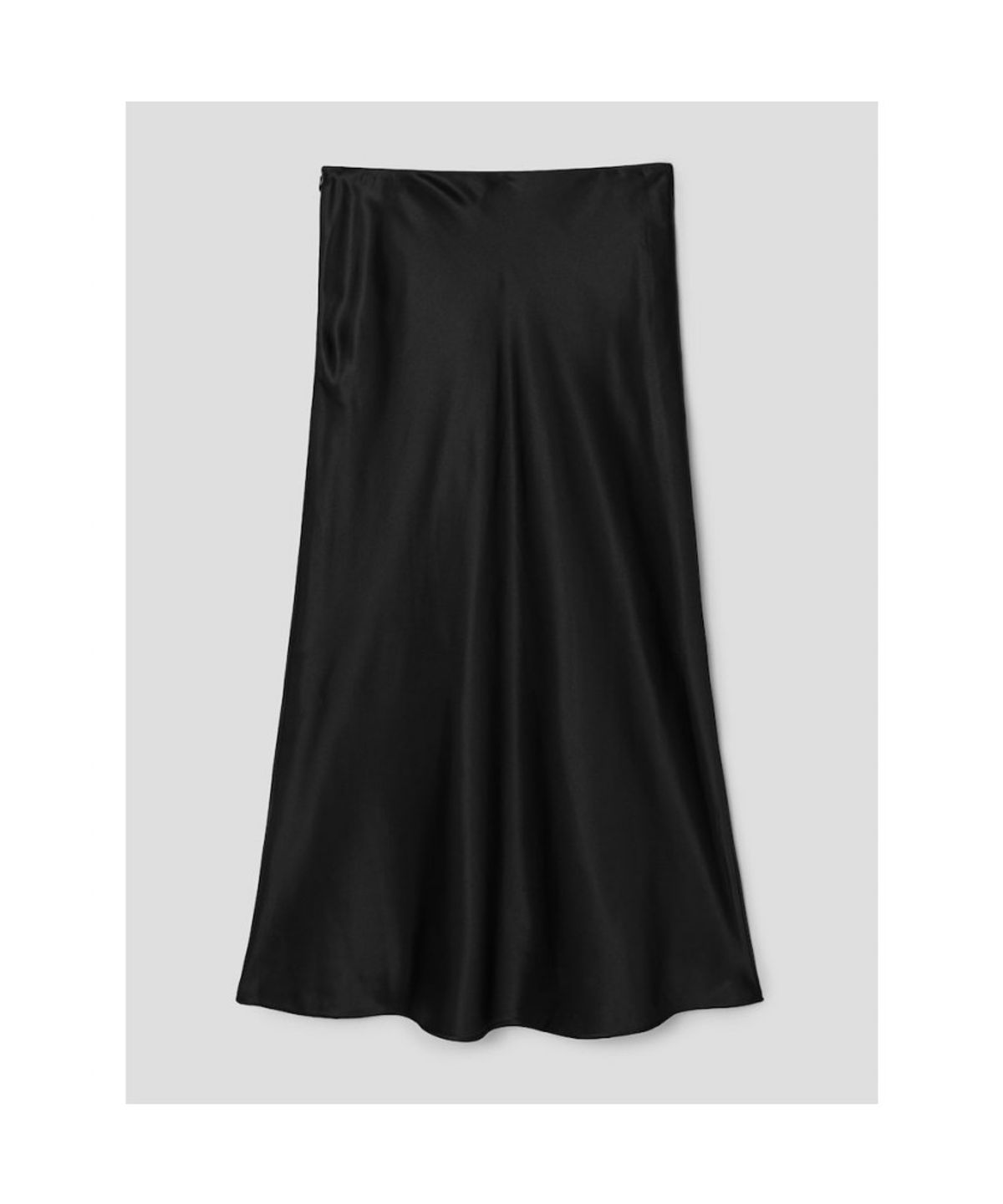 디애퍼처(THE APERTURE) 60S Satin H Line Skirt  Black (TA6727A065)