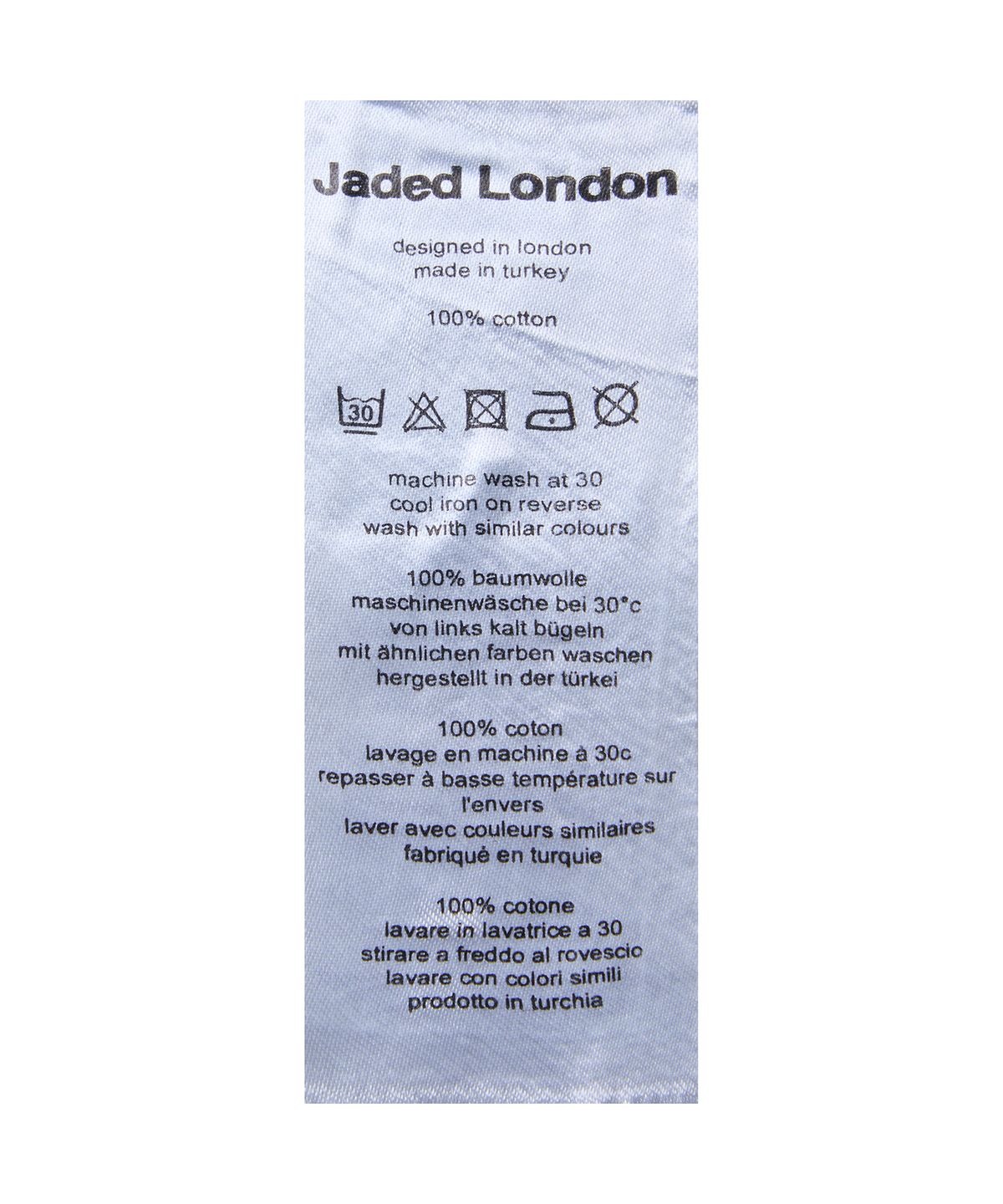 제이디드 런던(JADED LONDON) 스터드 카모 XL 콜로서스 데님 팬츠