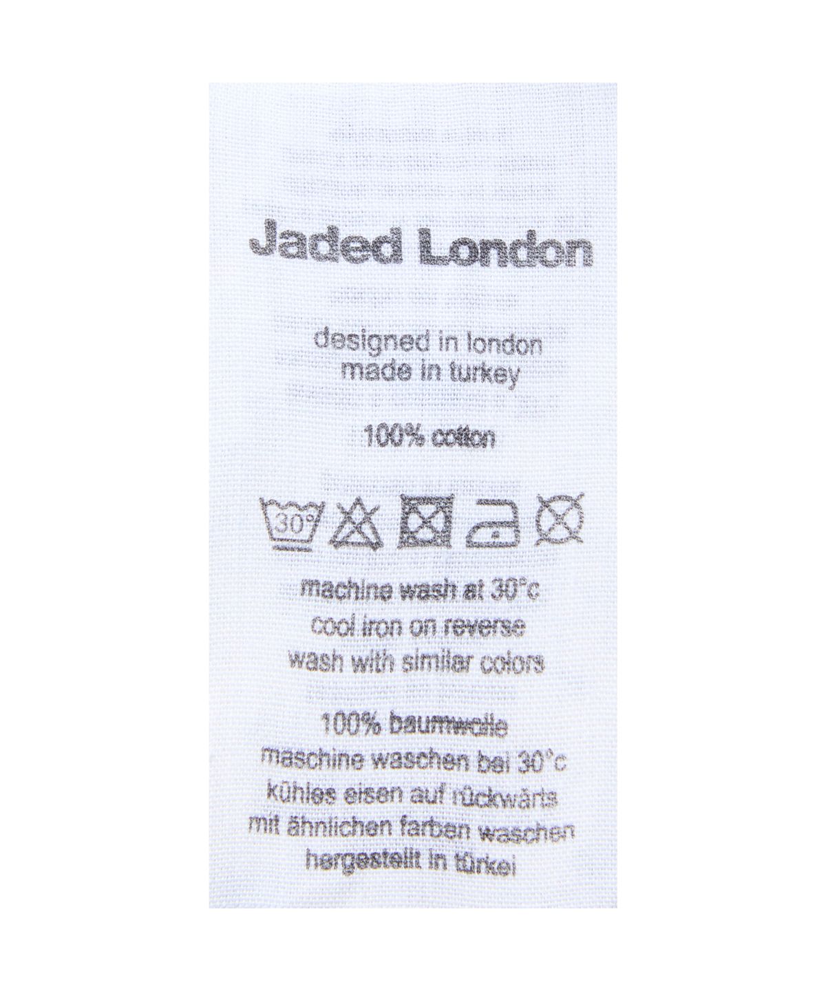 제이디드 런던(JADED LONDON) 니들 펀치 우드랜드 카모 콜로서스 데님 팬츠