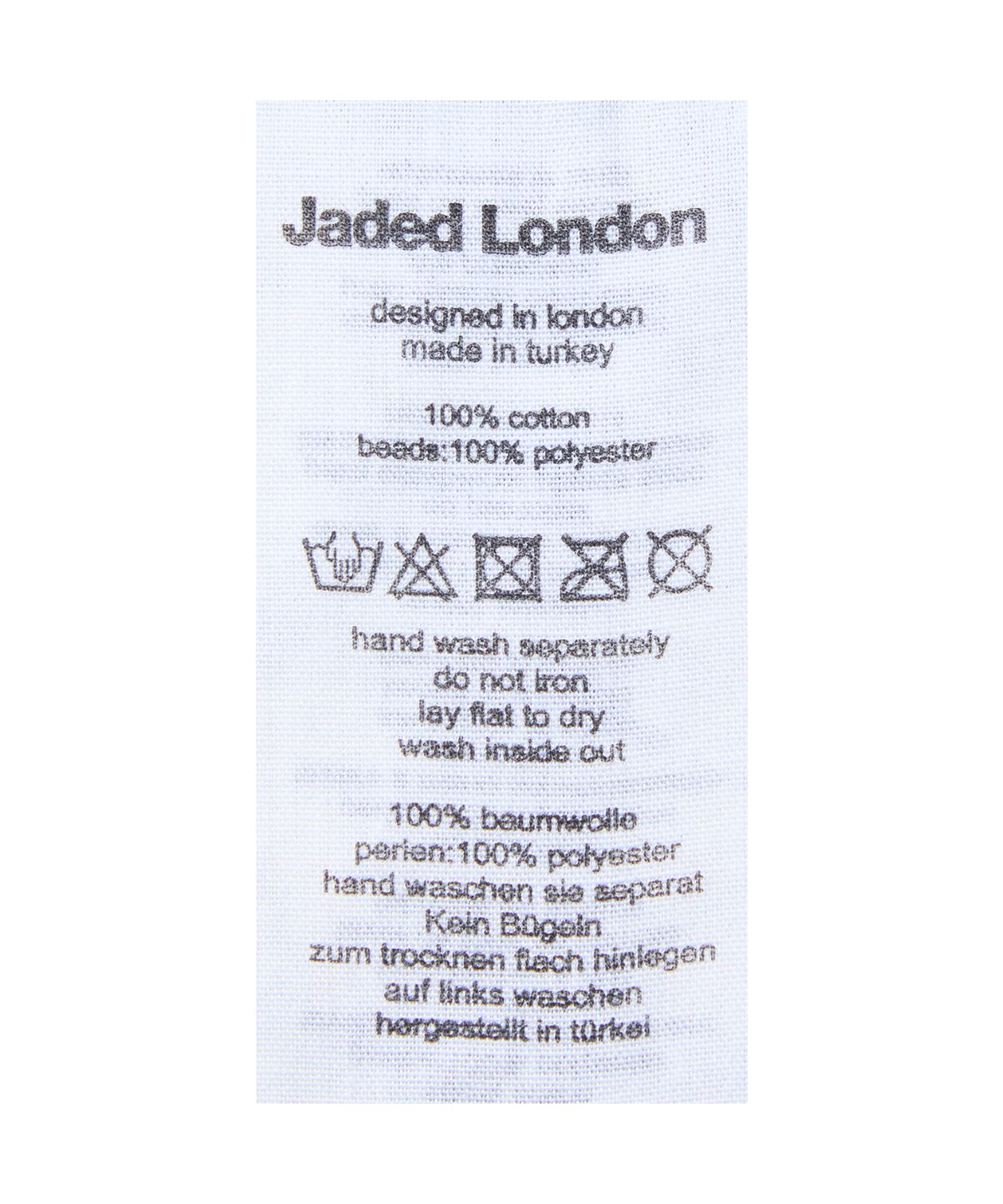 제이디드 런던(JADED LONDON) 비즈 백리스 저지 탑