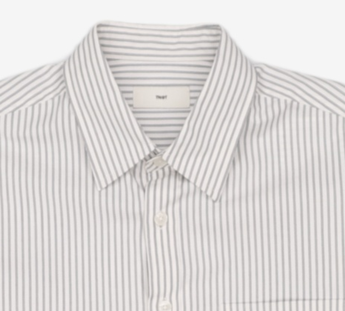 티엔지티(TNGT) Office Stripe Shirt (Dusty Blue) TNSH5F105B2 95