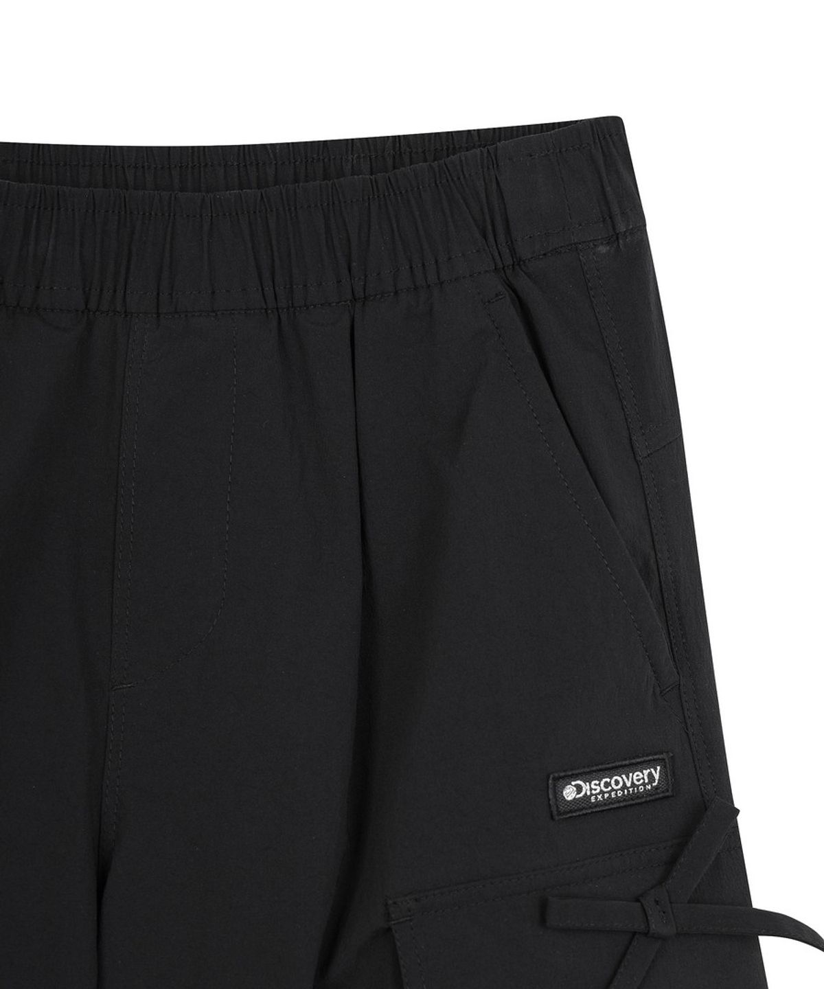 디스커버리 키즈(DISCOVERY KIDS) 여아 우븐 와이드 팬츠 (BLACK)