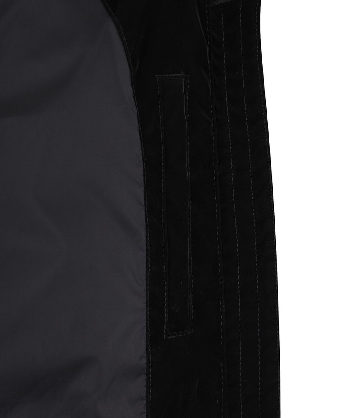 디스커버리 키즈(DISCOVERY KIDS) 여아 레니아 퍼 벨벳 다운 미드패딩 (BLACK)
