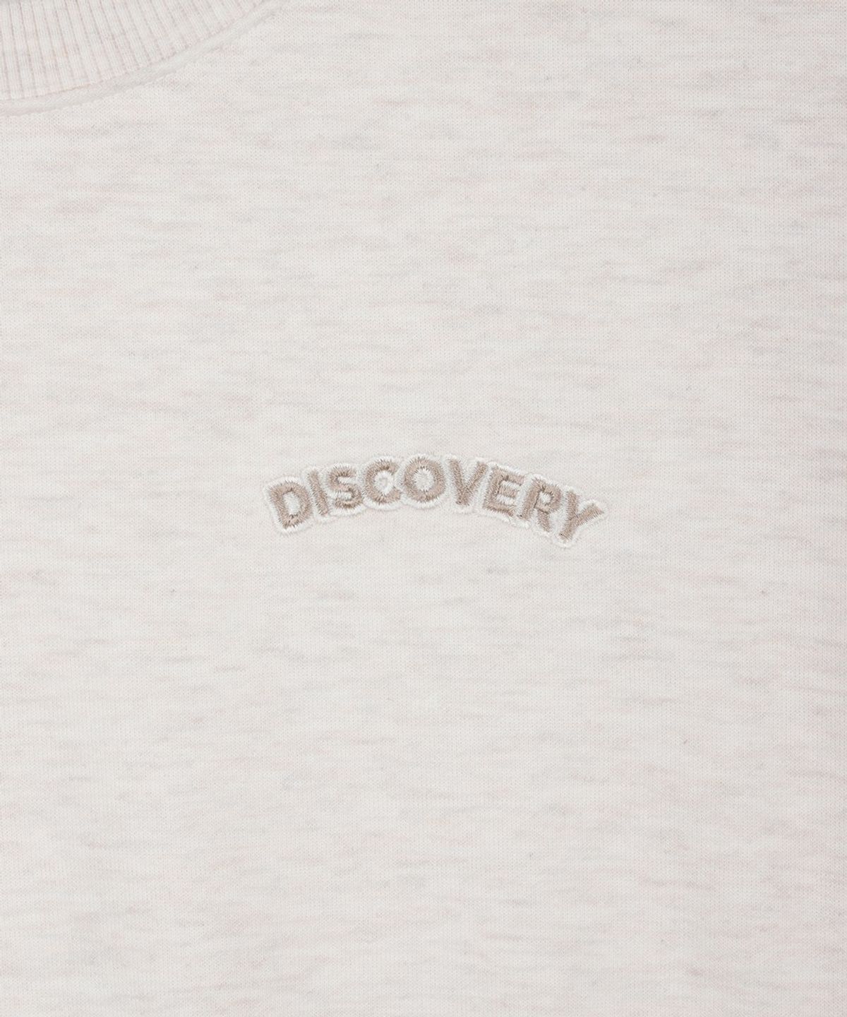 디스커버리 키즈(DISCOVERY KIDS) 키즈 에센셜 스몰로고 맨투맨 (M/IVORY)