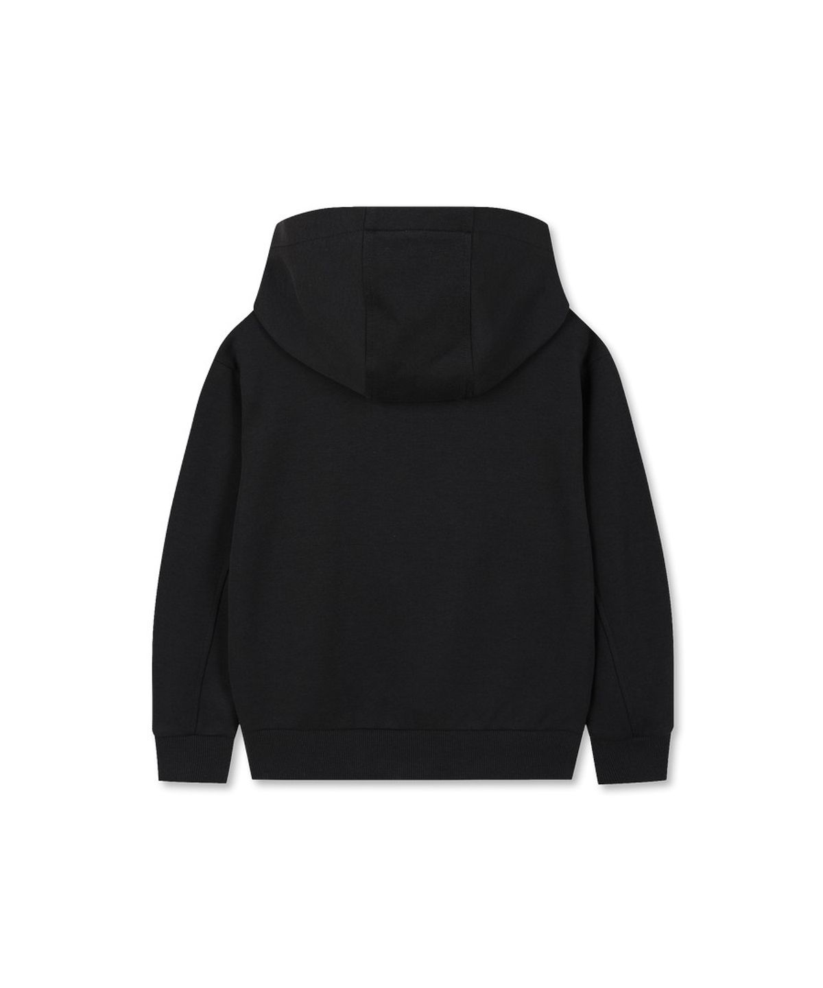 디스커버리 키즈(DISCOVERY KIDS) 키즈 에센셜 스몰로고 후드티셔츠 (BLACK)
