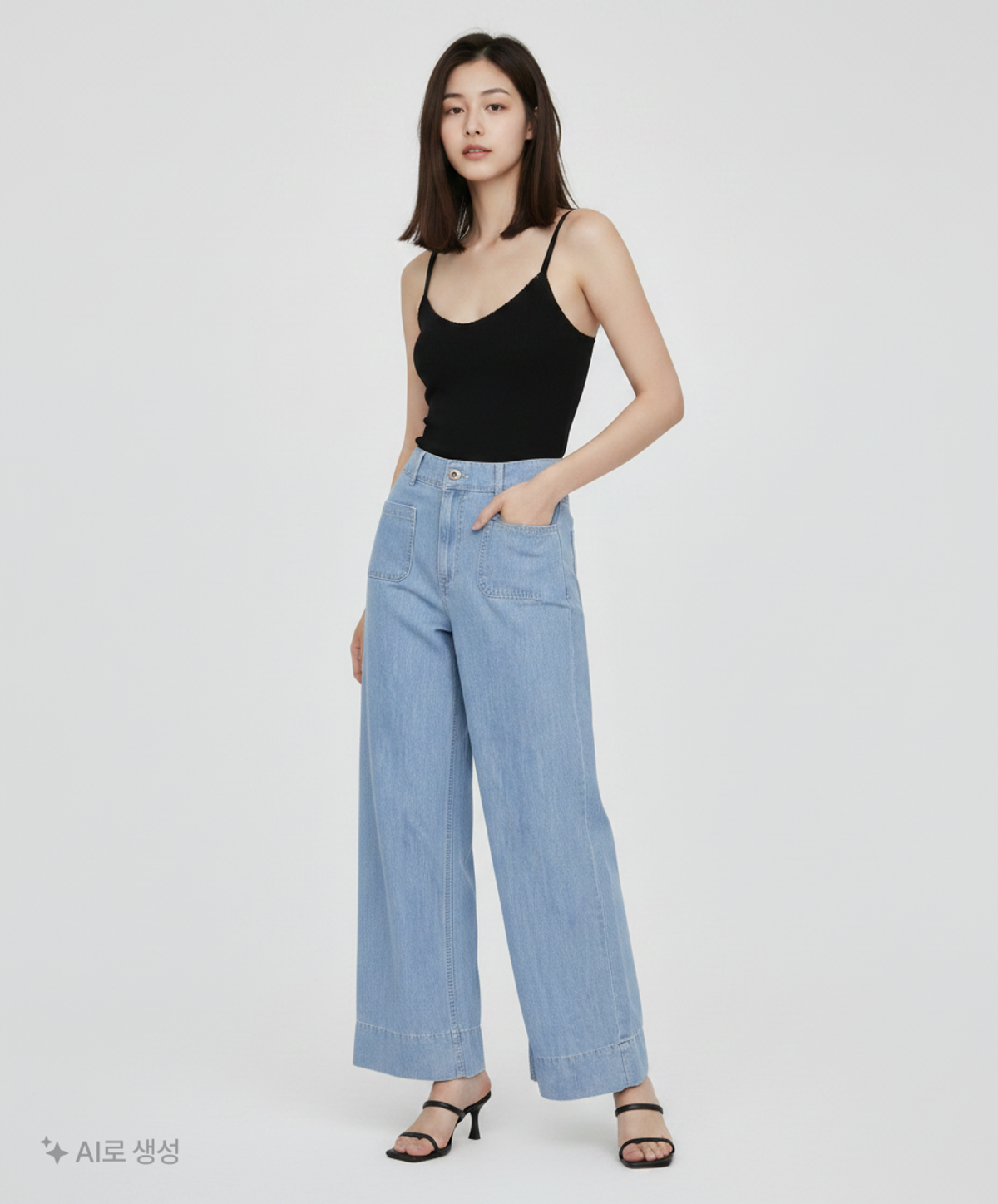 에이치앤엠(H&M) 청/데님 팬츠 160-68A