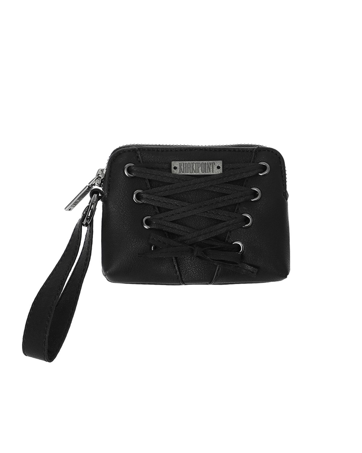 카키포인트(KHAKIPOINT) Eyelet Card Wallet (black)
