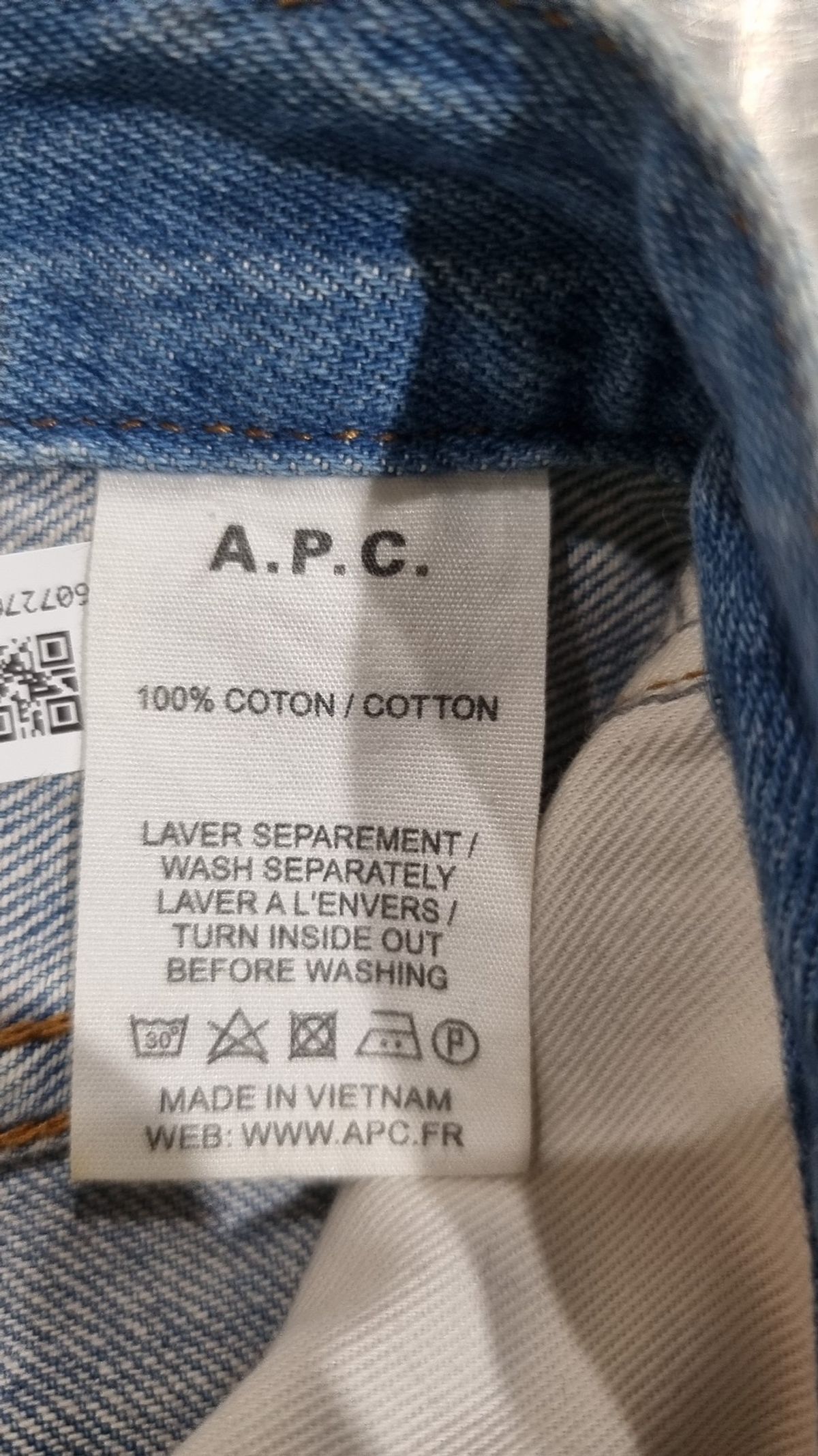 아페쎄(A.P.C.) 청/데님 팬츠 27