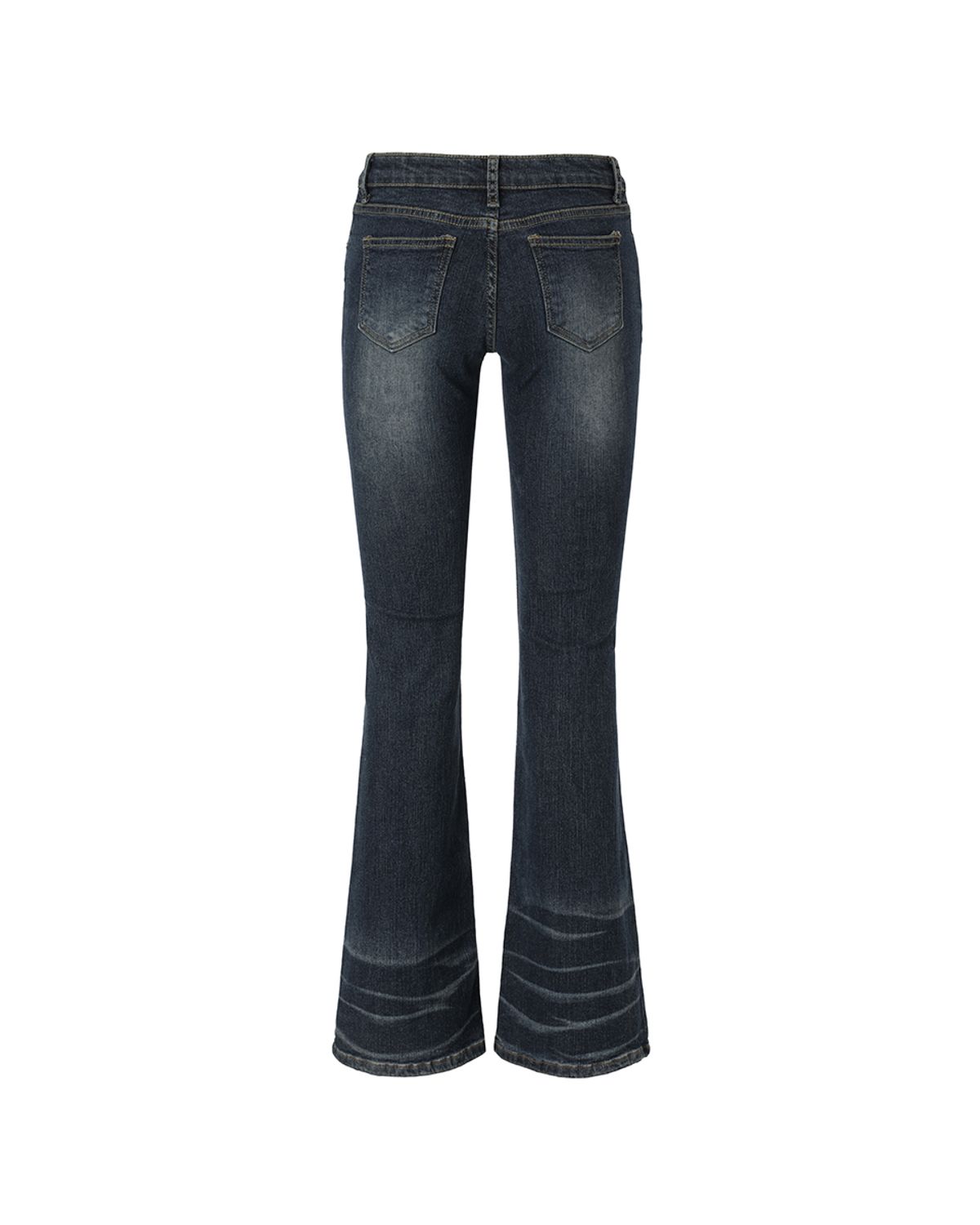 카키포인트(KHAKIPOINT) Distressed Bootcut Jeans (blue)