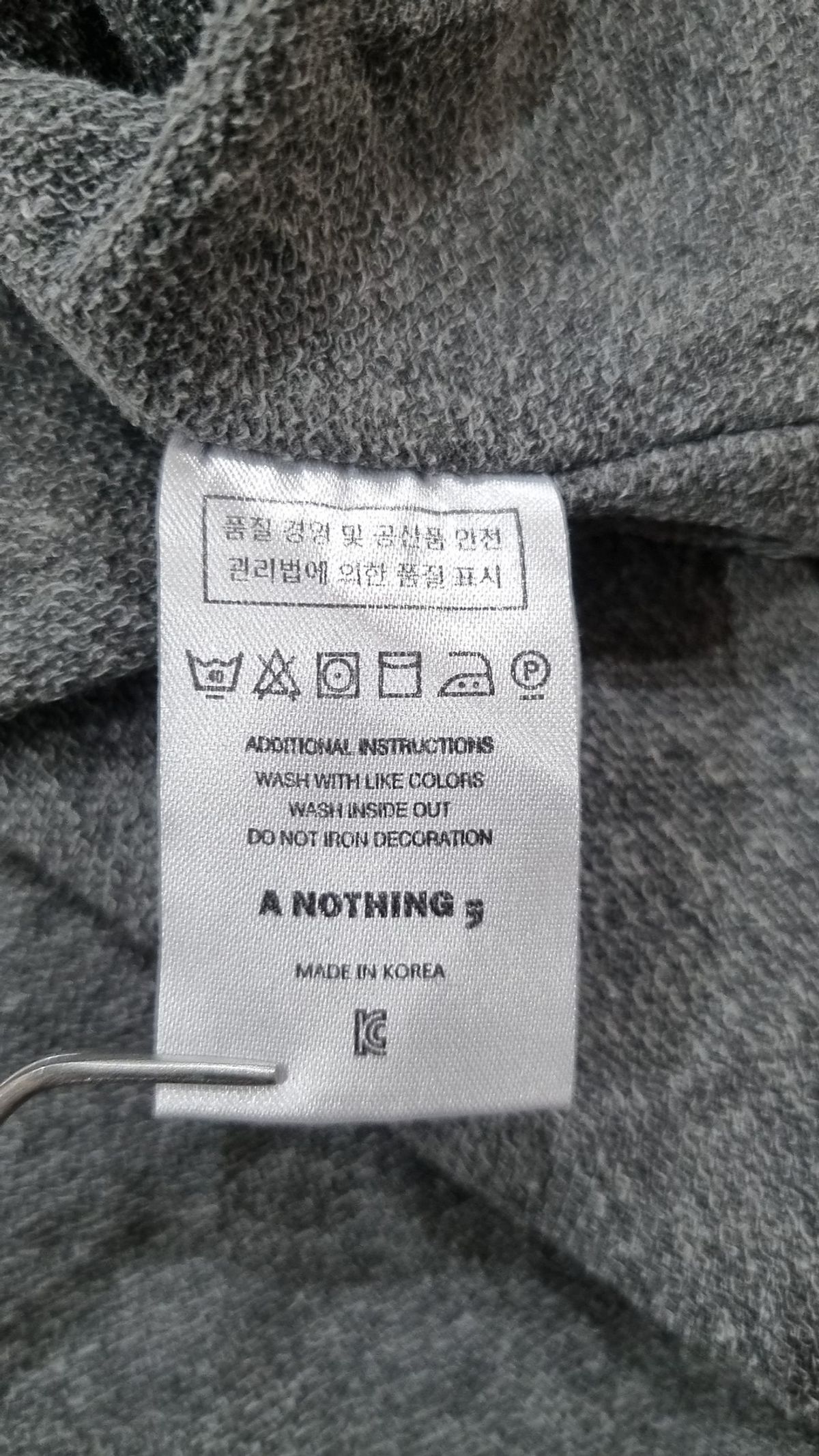 어낫띵(A NOTHING) 반소매 티셔츠 L