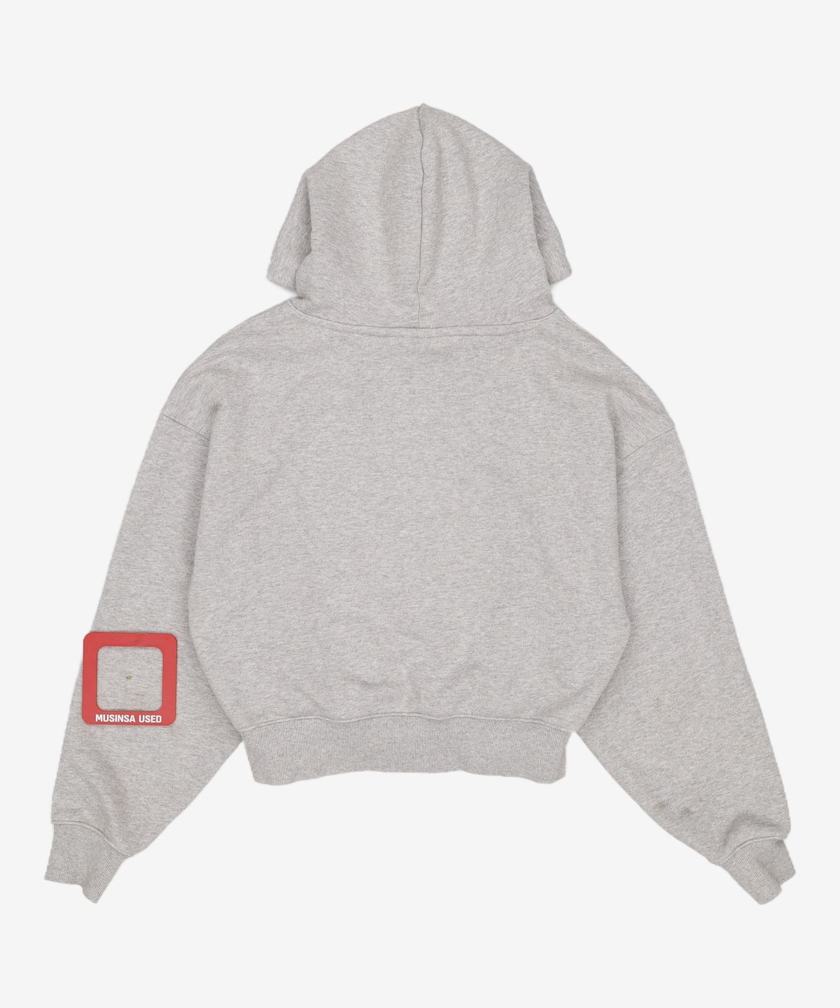 피지컬 디파트먼트(PHYSICAL DEPARTMENT) PHYPS® WOMENS CROP STAR TAIL HOODIE ZIP UP GRAY FREE
