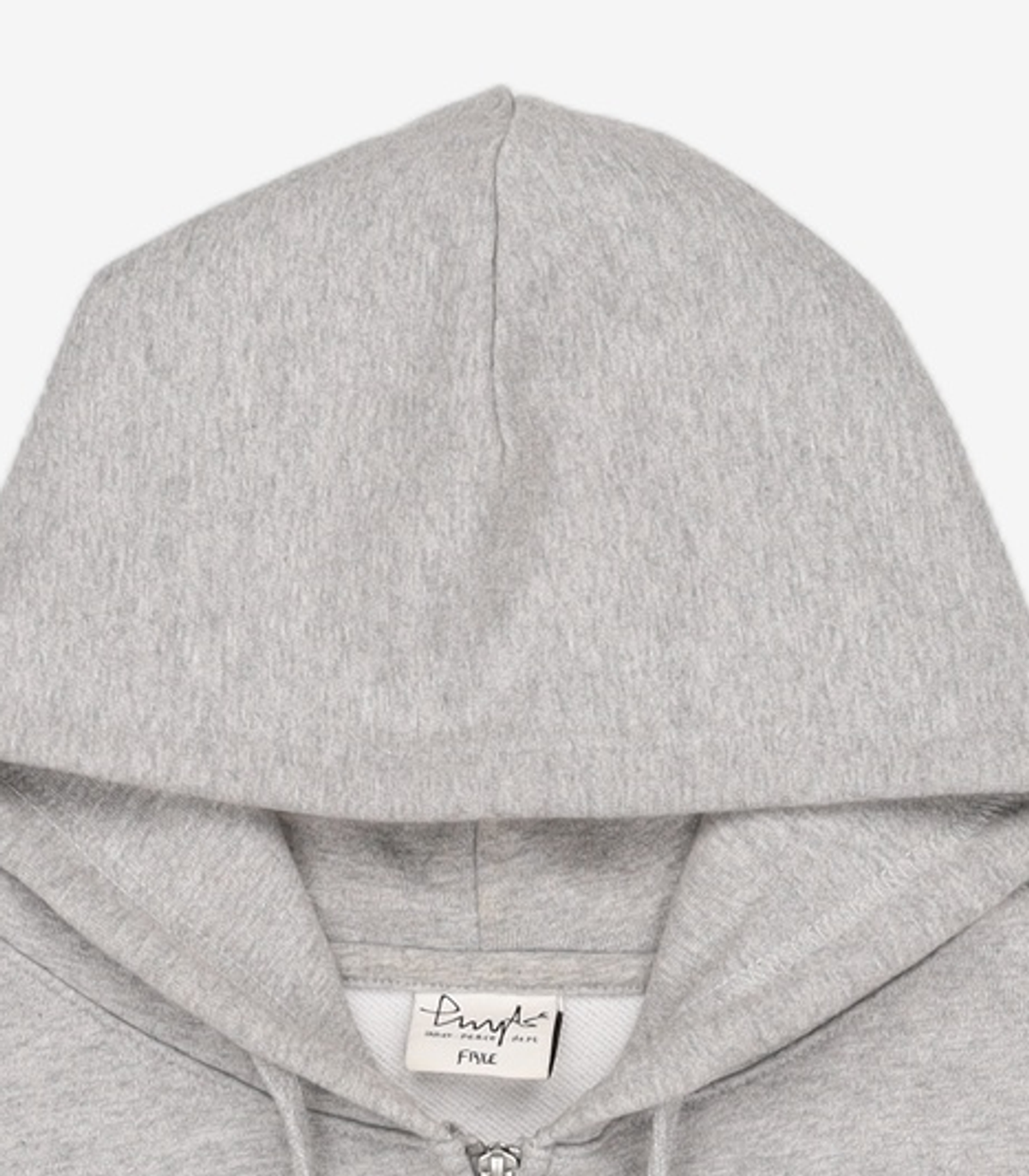 피지컬 디파트먼트(PHYSICAL DEPARTMENT) PHYPS® WOMENS CROP STAR TAIL HOODIE ZIP UP GRAY FREE