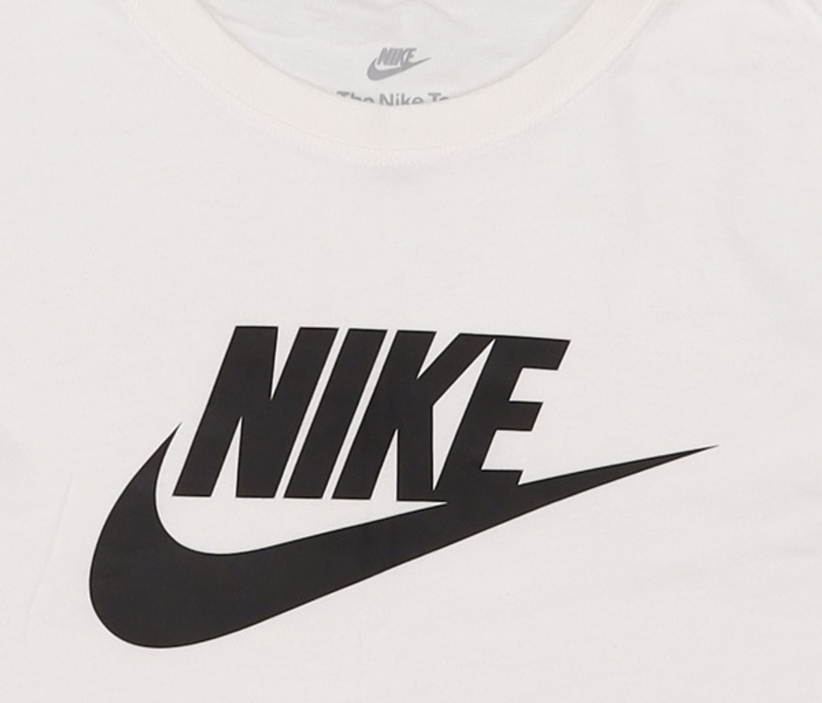 나이키(NIKE) 스포츠웨어 에센셜 크롭 티셔츠 W - 화이트:블랙 / BV6176-100 XS