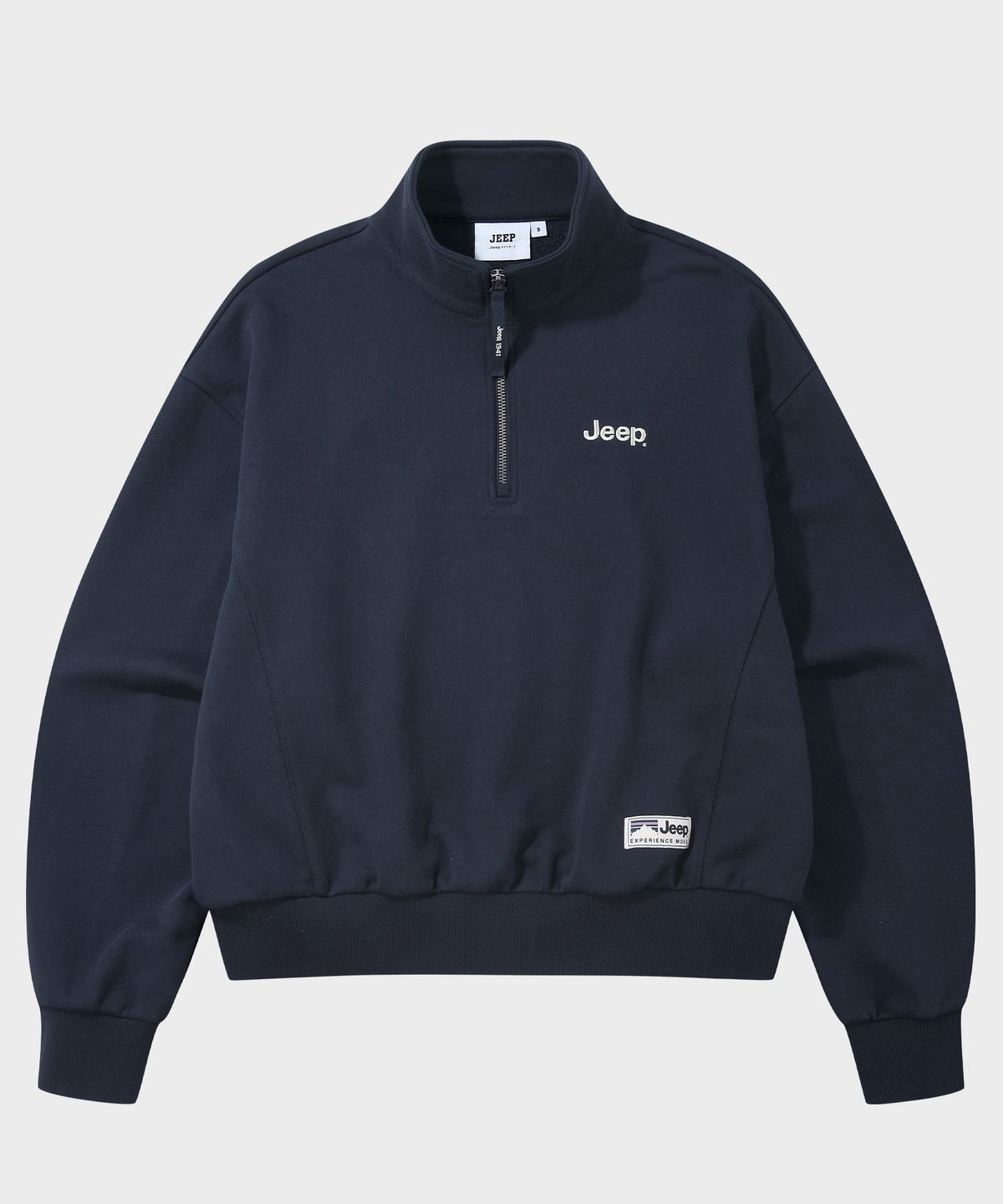 지프(JEEP) [360g] WOMEN M-Logo 하프집업 맨투맨 (JR5TSF838NA)