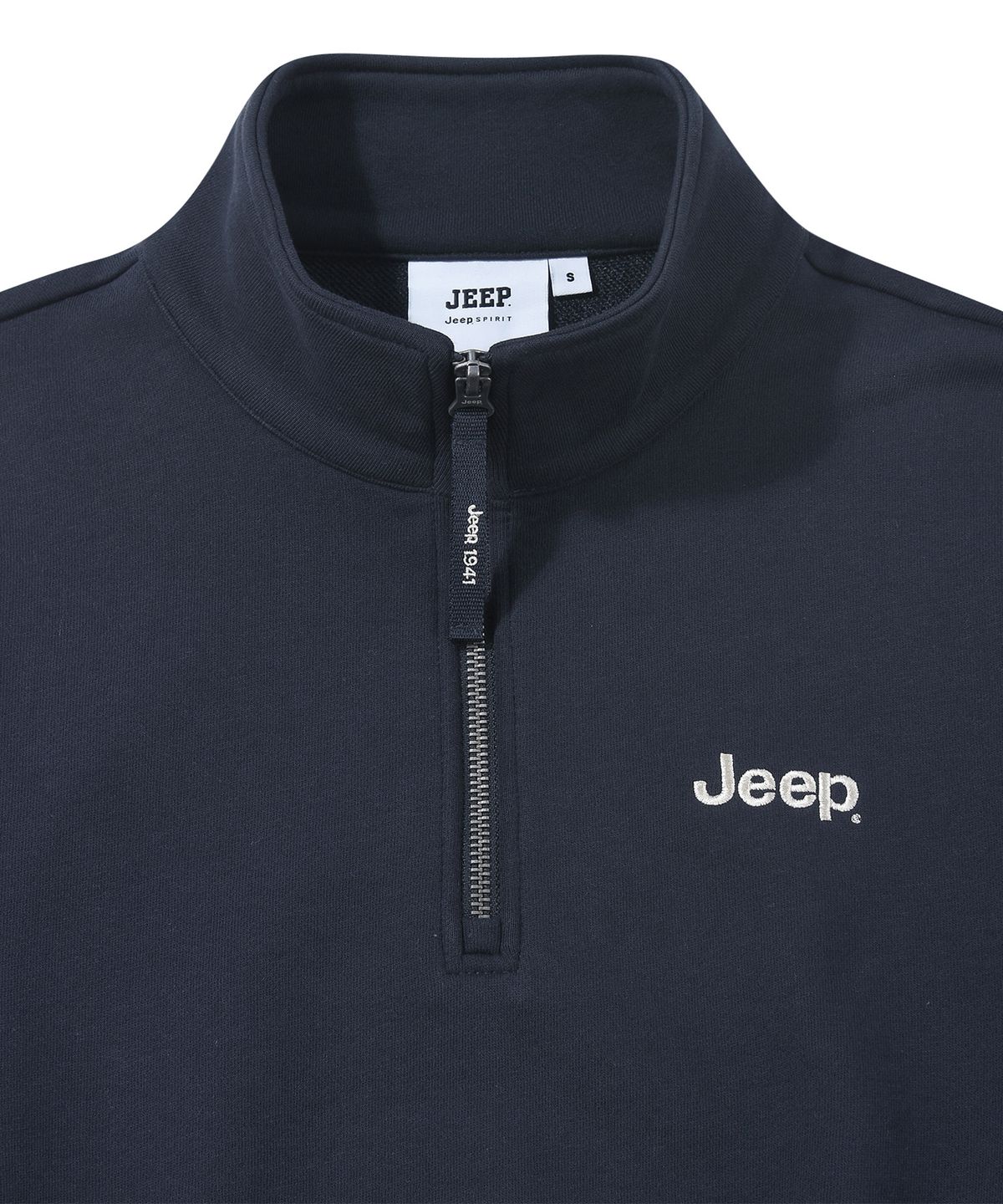 지프(JEEP) [360g] WOMEN M-Logo 하프집업 맨투맨 (JR5TSF838NA)