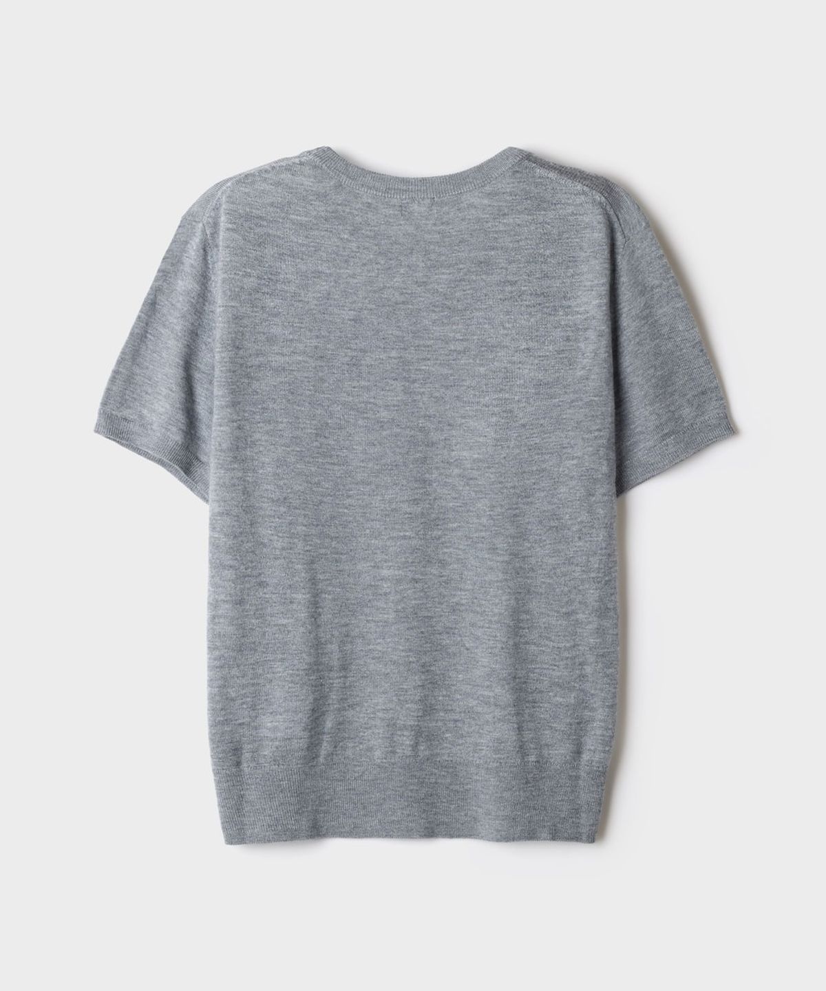 스파오(SPAO) [메리노울블렌드] 여성 라운드넥 반팔 니트_SPKWG49W04