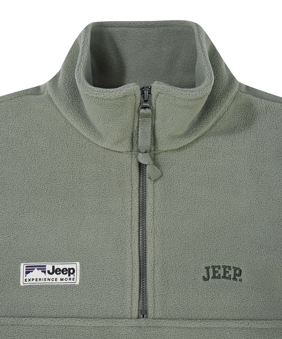 지프(JEEP) 에센셜 스몰로고 하프집업 플리스 (JR5TSF192OL)