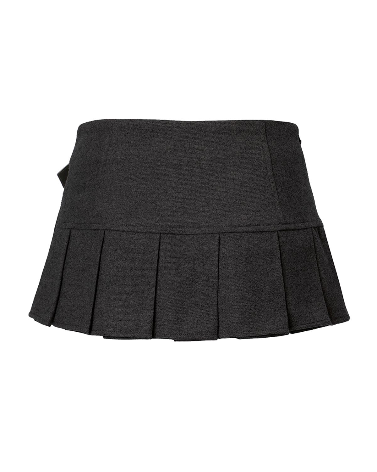 카키포인트(KHAKIPOINT) Napoleon Belt Skirt (charcoal)