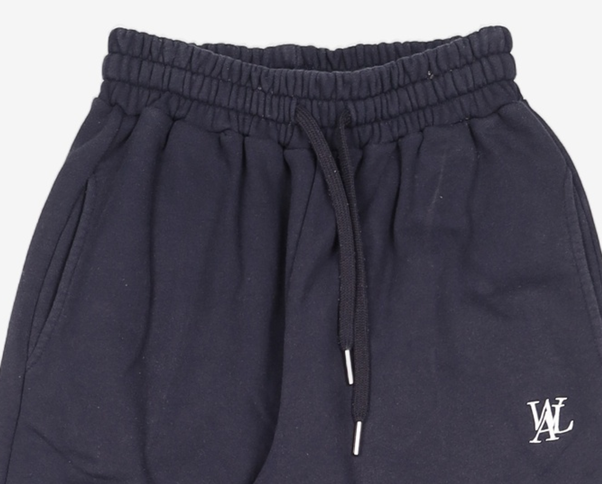 우알롱(WOOALONG) Signature jogger pants - NAVY L